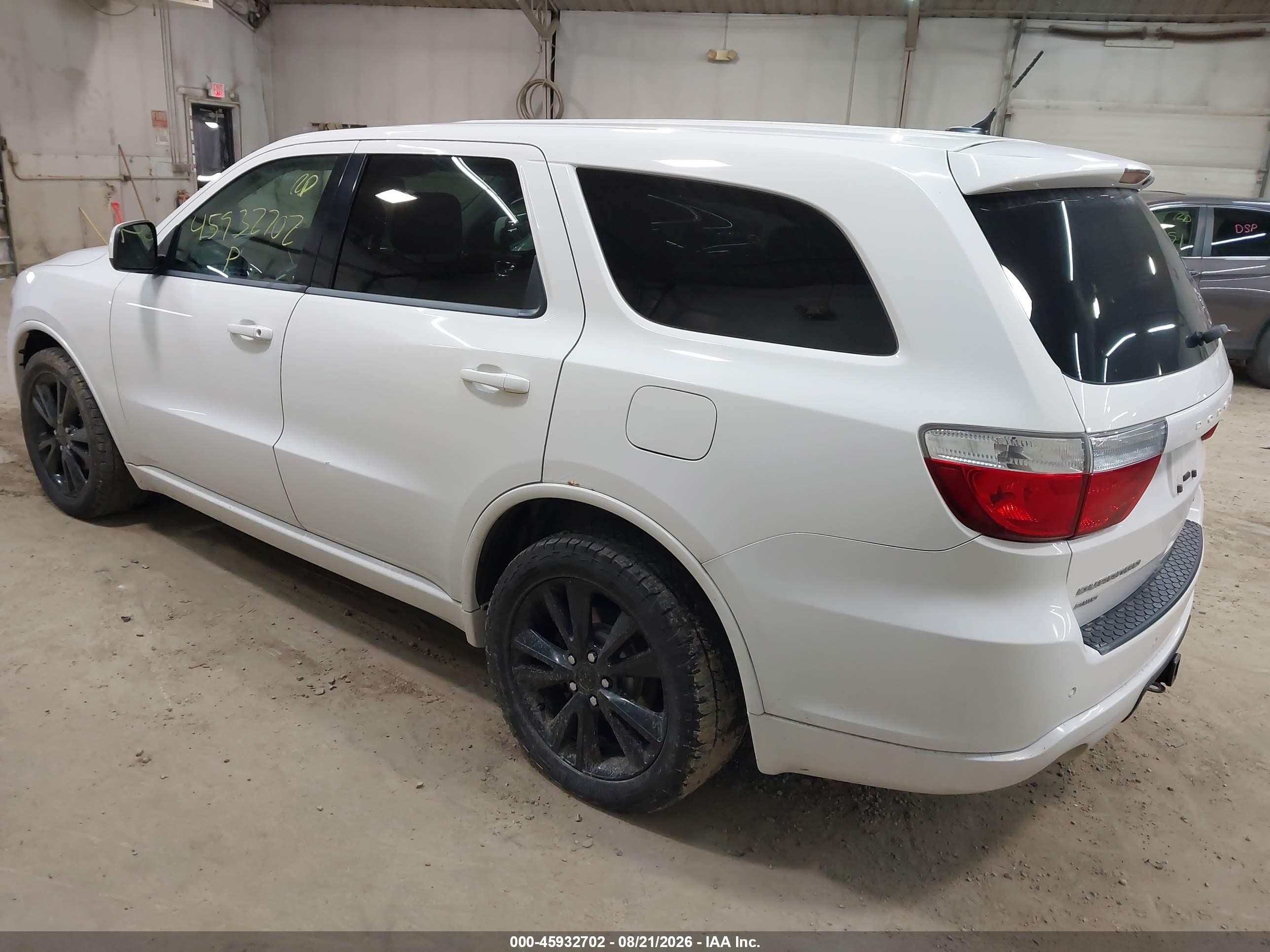 2013 Dodge Durango Sxt Белый vin: 1C4RDJAG7DC682795