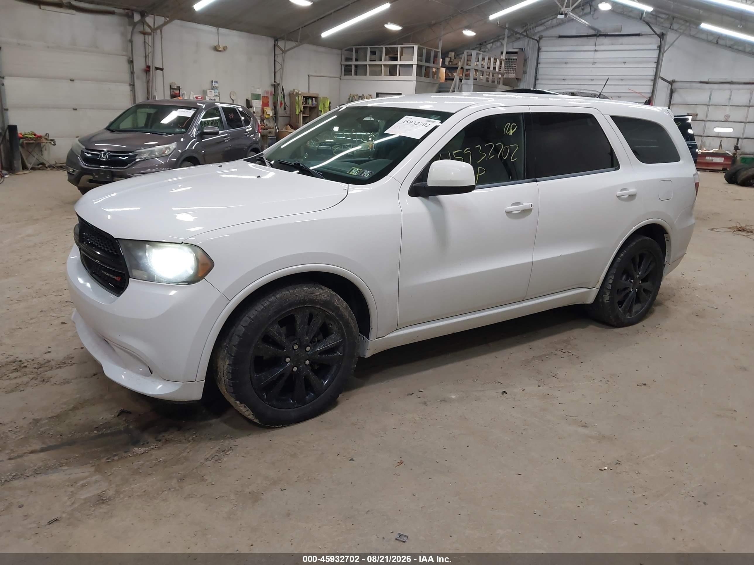 2013 Dodge Durango Sxt Белый vin: 1C4RDJAG7DC682795