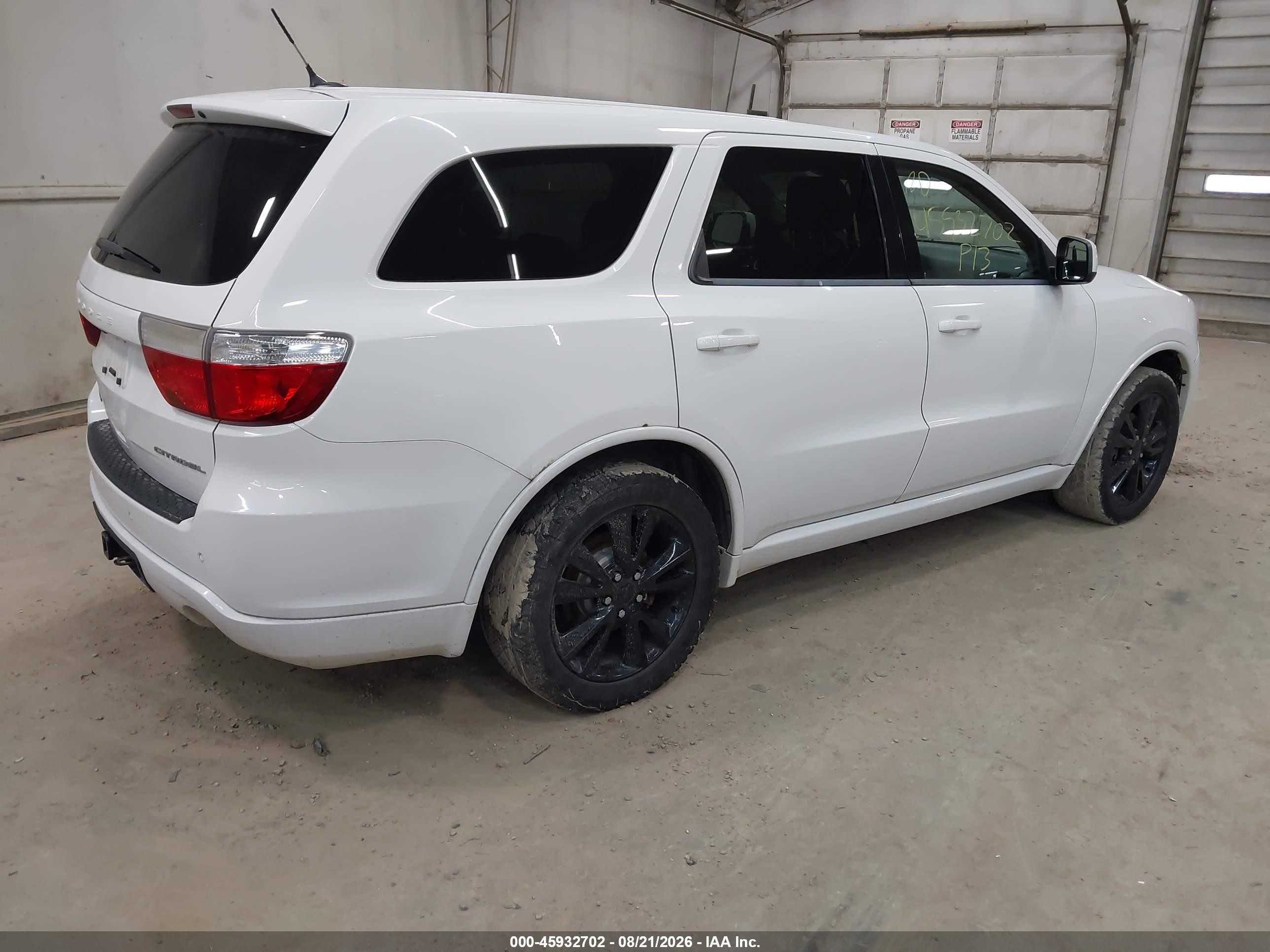 2013 Dodge Durango Sxt Белый vin: 1C4RDJAG7DC682795