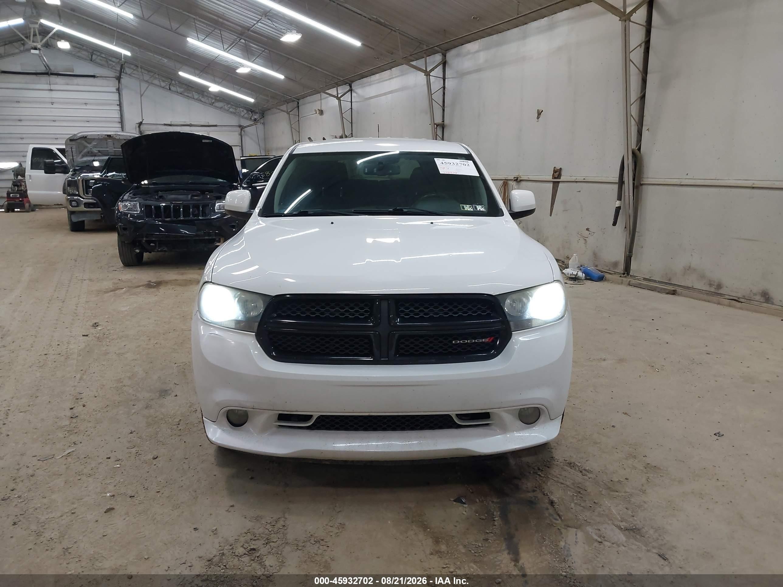 2013 Dodge Durango Sxt Белый vin: 1C4RDJAG7DC682795