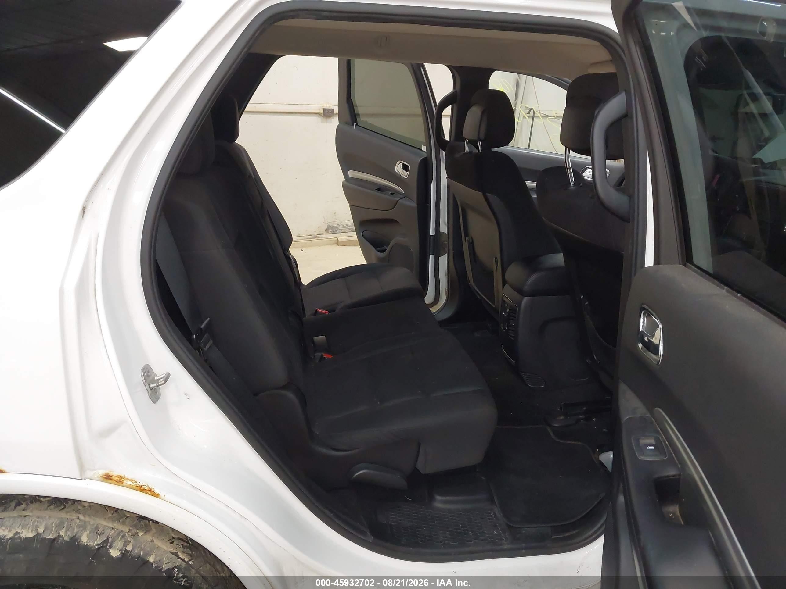 2013 Dodge Durango Sxt Белый vin: 1C4RDJAG7DC682795