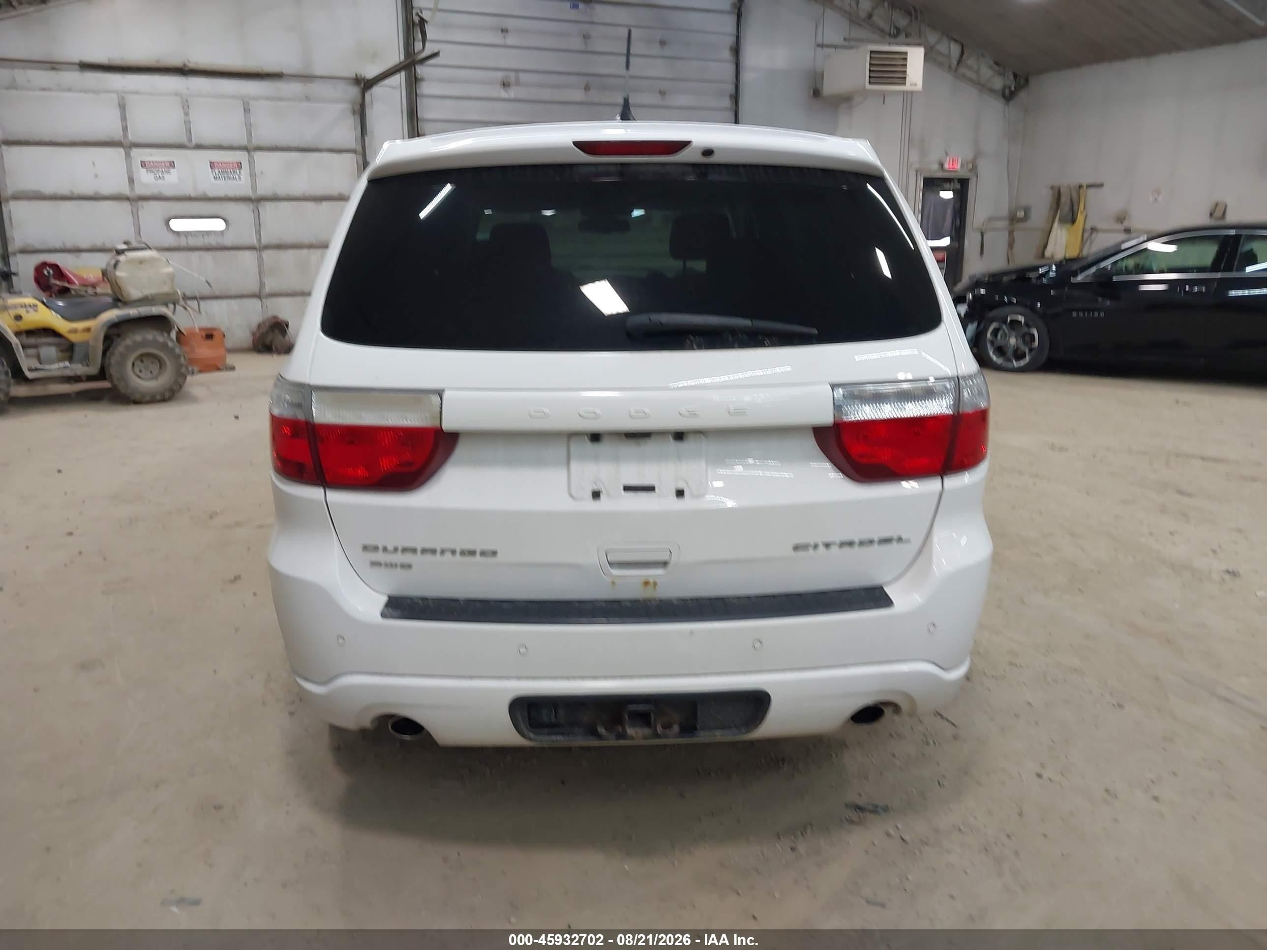 2013 Dodge Durango Sxt Белый vin: 1C4RDJAG7DC682795