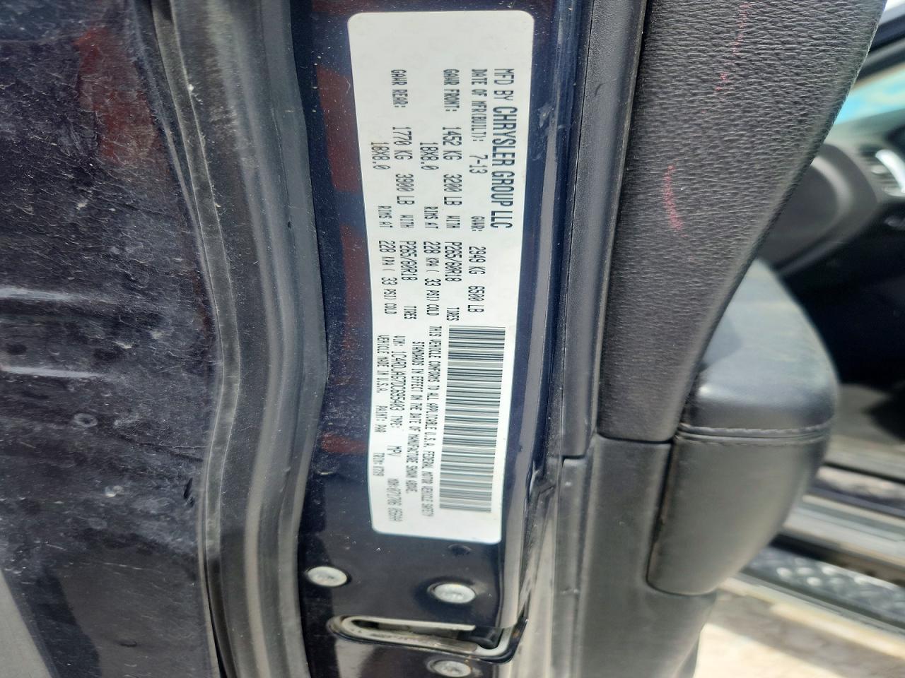 2013 Dodge Durango Sxt Угольный vin: 1C4RDJAG7DC695403