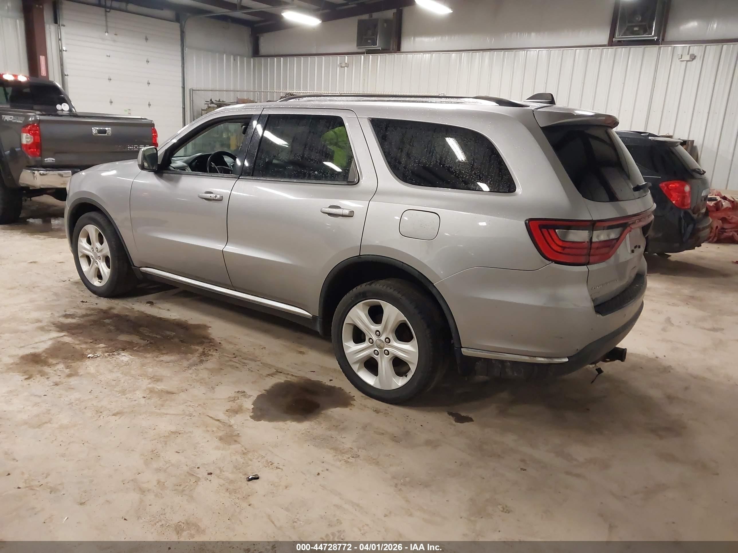 2014 Dodge Durango Sxt Gray vin: 1C4RDJAG7EC291891