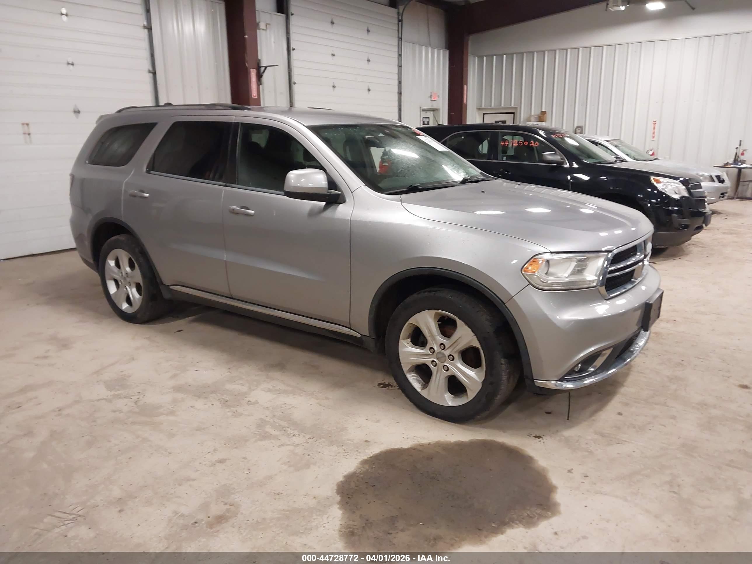 2014 Dodge Durango Sxt Gray vin: 1C4RDJAG7EC291891