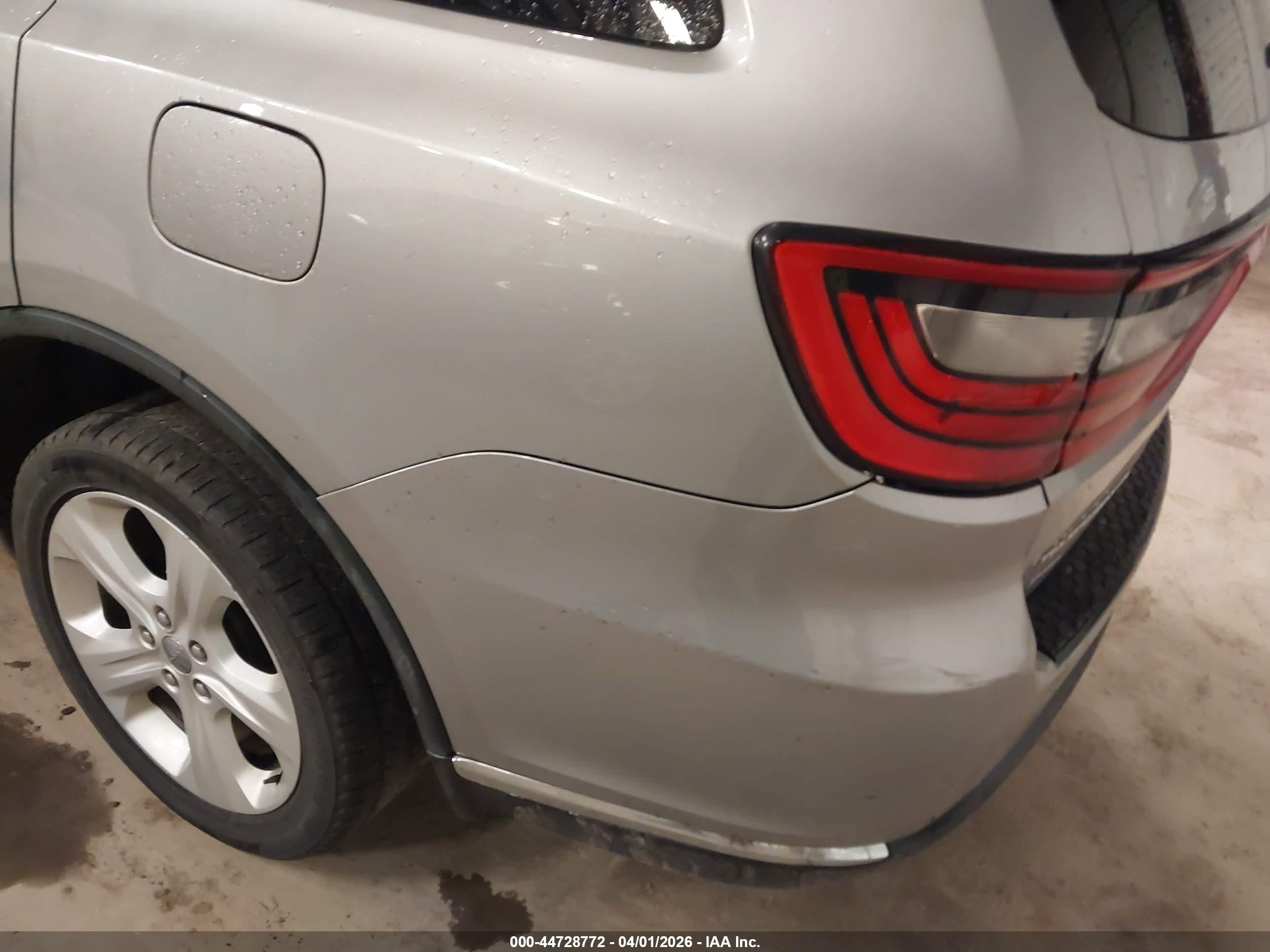 2014 Dodge Durango Sxt Gray vin: 1C4RDJAG7EC291891