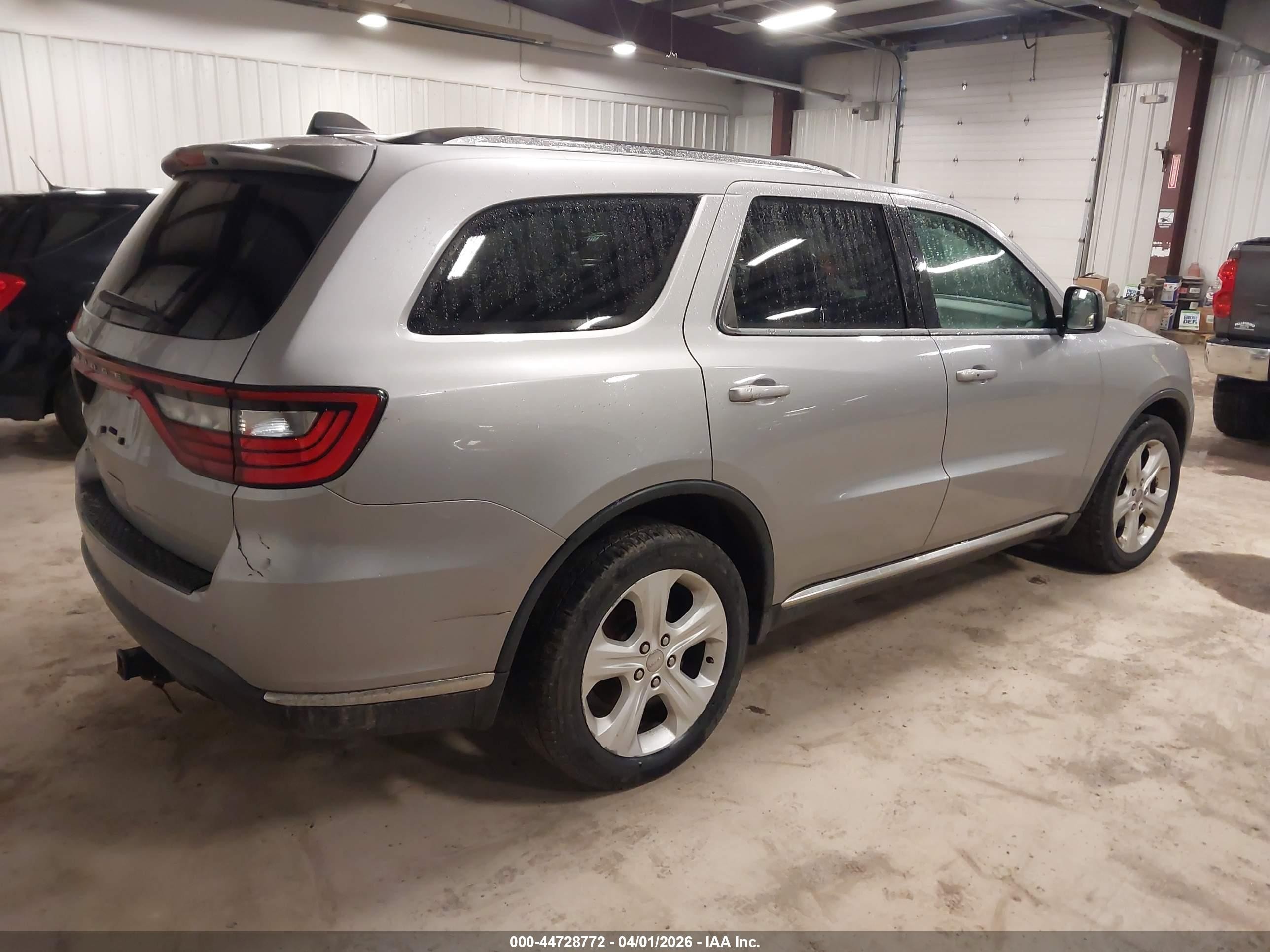 2014 Dodge Durango Sxt Gray vin: 1C4RDJAG7EC291891