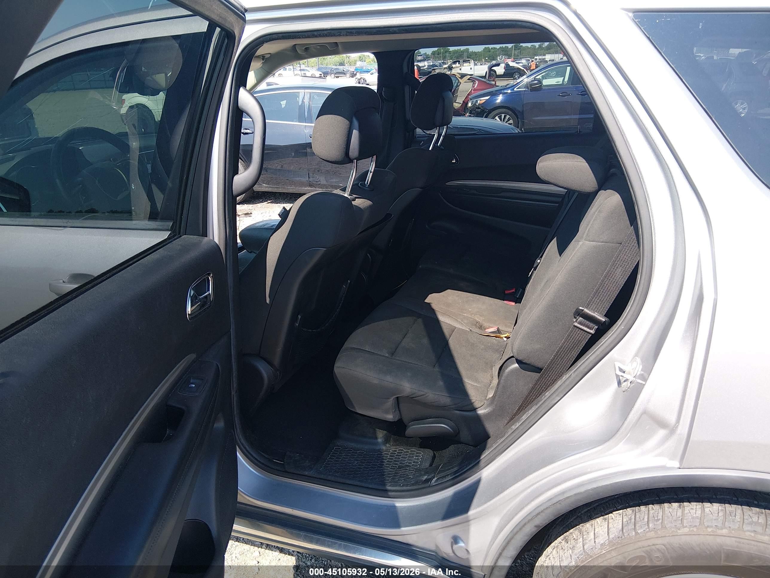 2014 Dodge Durango Sxt Silver vin: 1C4RDJAG7EC296007