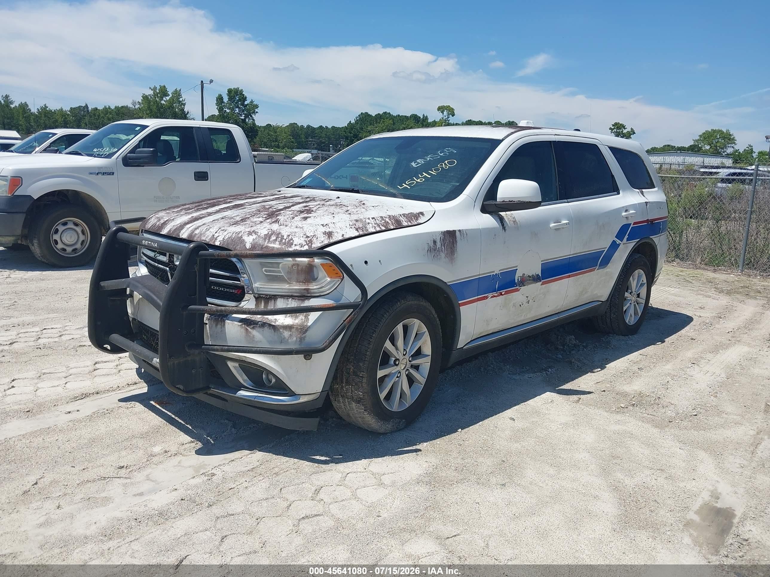 2014 Dodge Durango Sxt Белый vin: 1C4RDJAG7EC349594