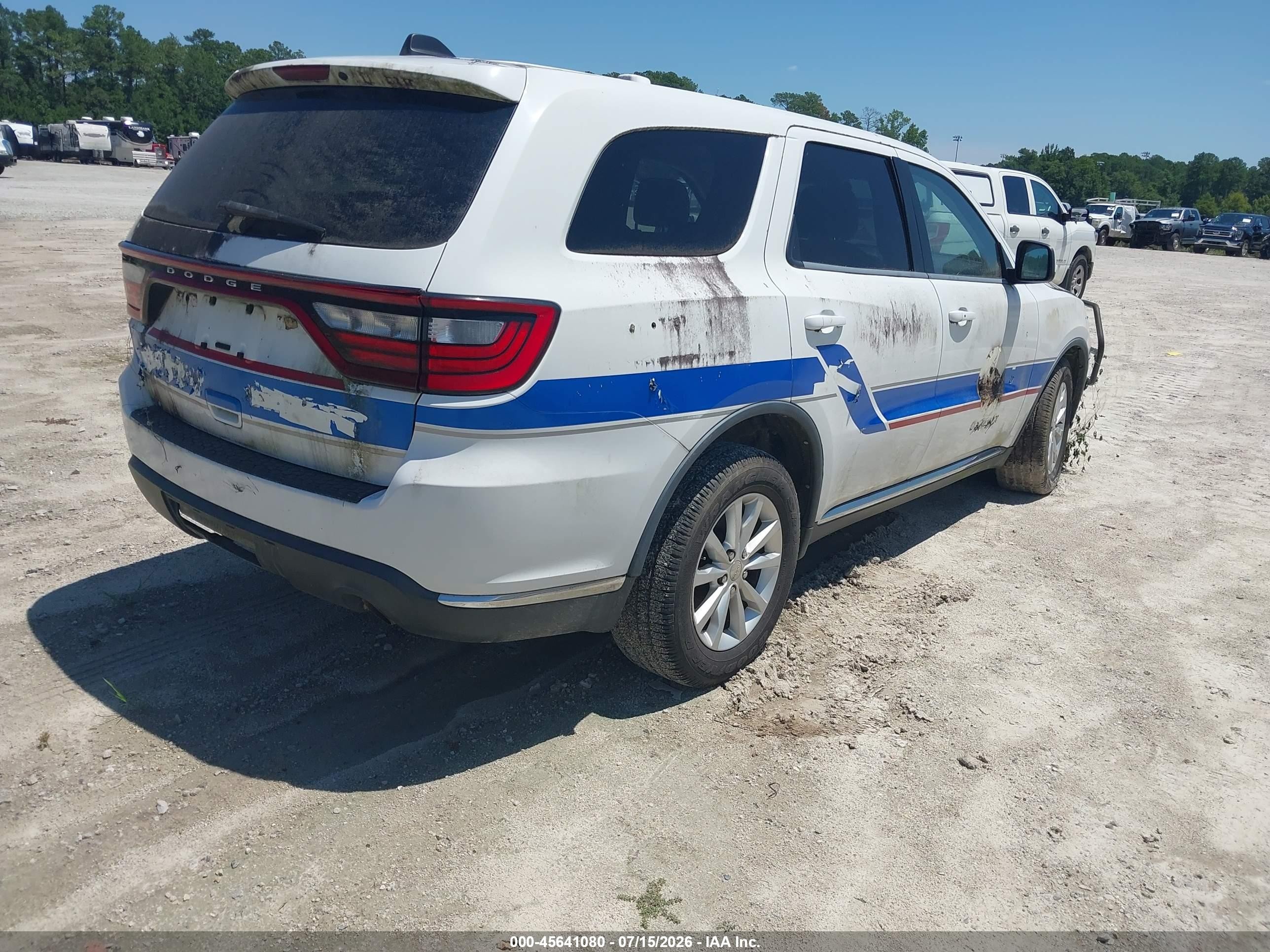 2014 Dodge Durango Sxt Белый vin: 1C4RDJAG7EC349594