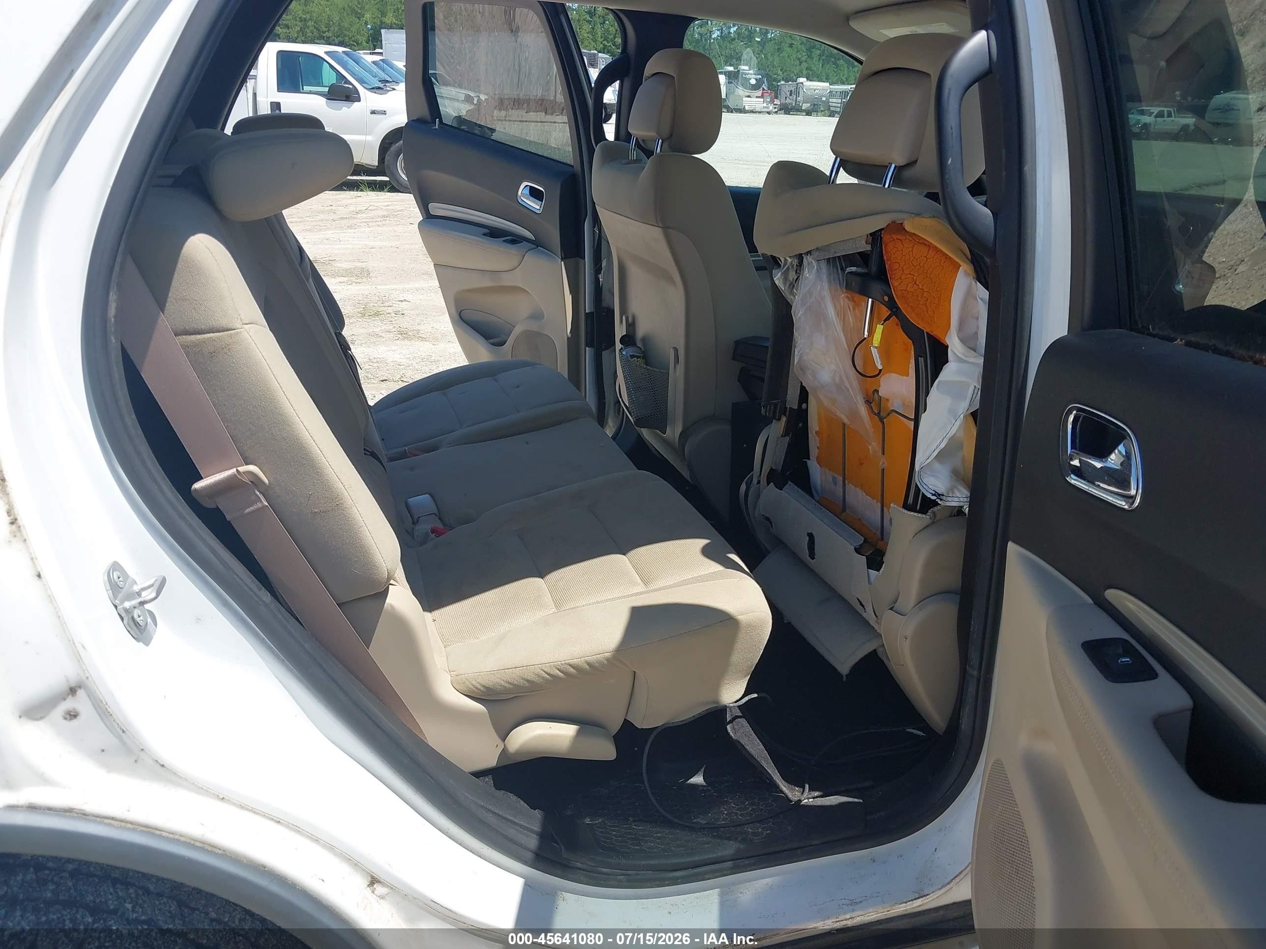 2014 Dodge Durango Sxt Белый vin: 1C4RDJAG7EC349594
