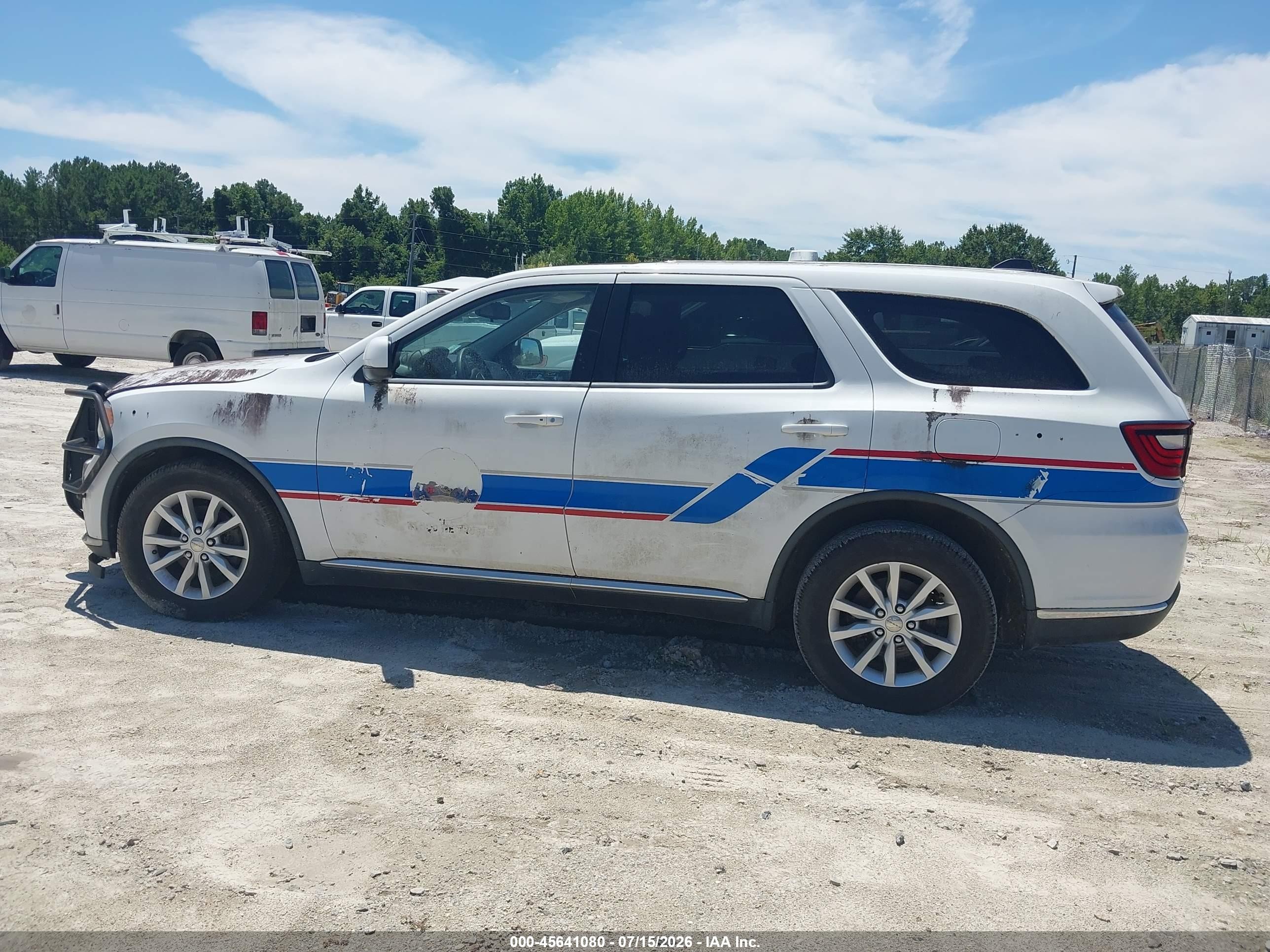 2014 Dodge Durango Sxt Белый vin: 1C4RDJAG7EC349594