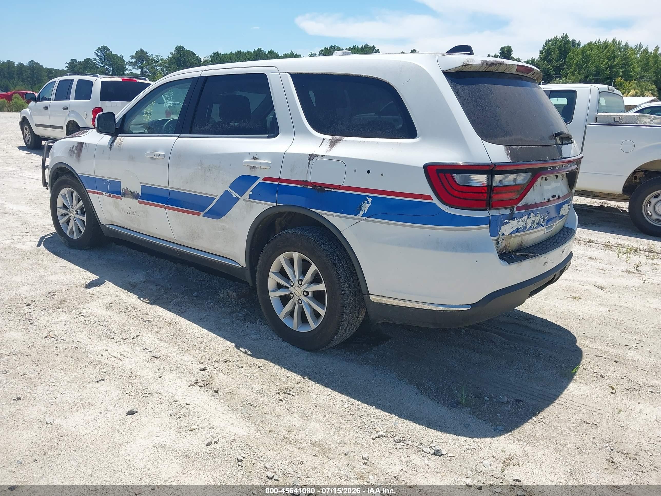 2014 Dodge Durango Sxt Белый vin: 1C4RDJAG7EC349594