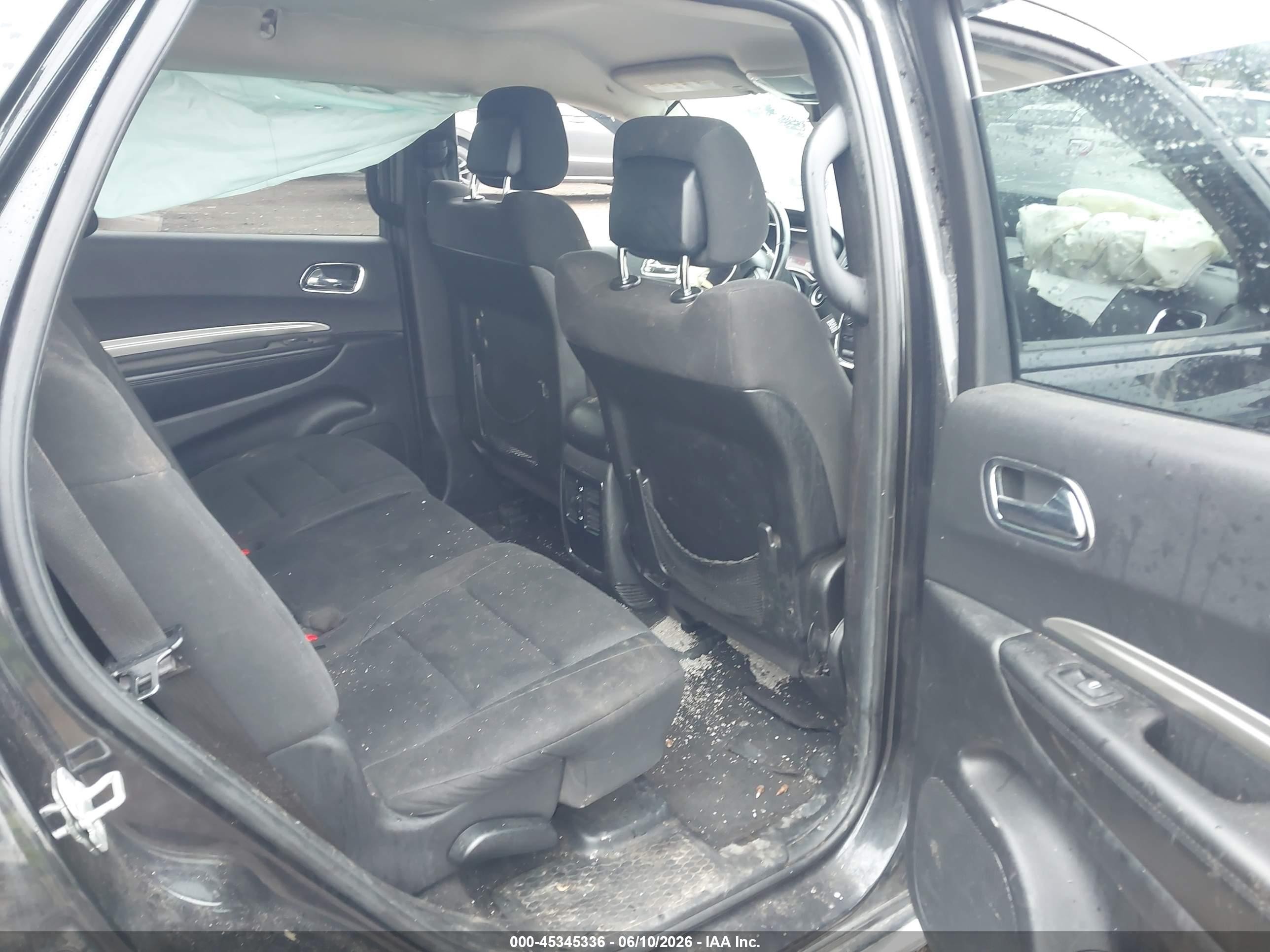 2014 Dodge Durango Sxt Black vin: 1C4RDJAG7EC374754