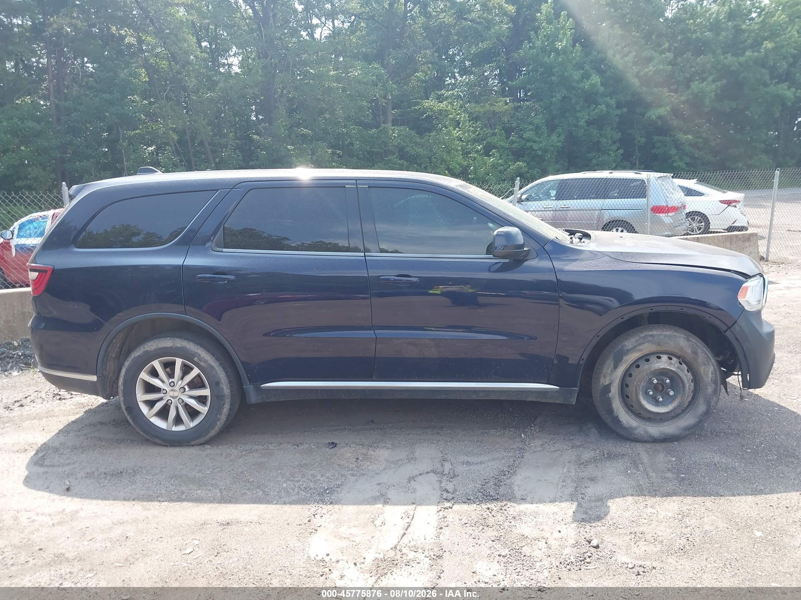 2014 Dodge Durango Sxt Blue vin: 1C4RDJAG7EC495204