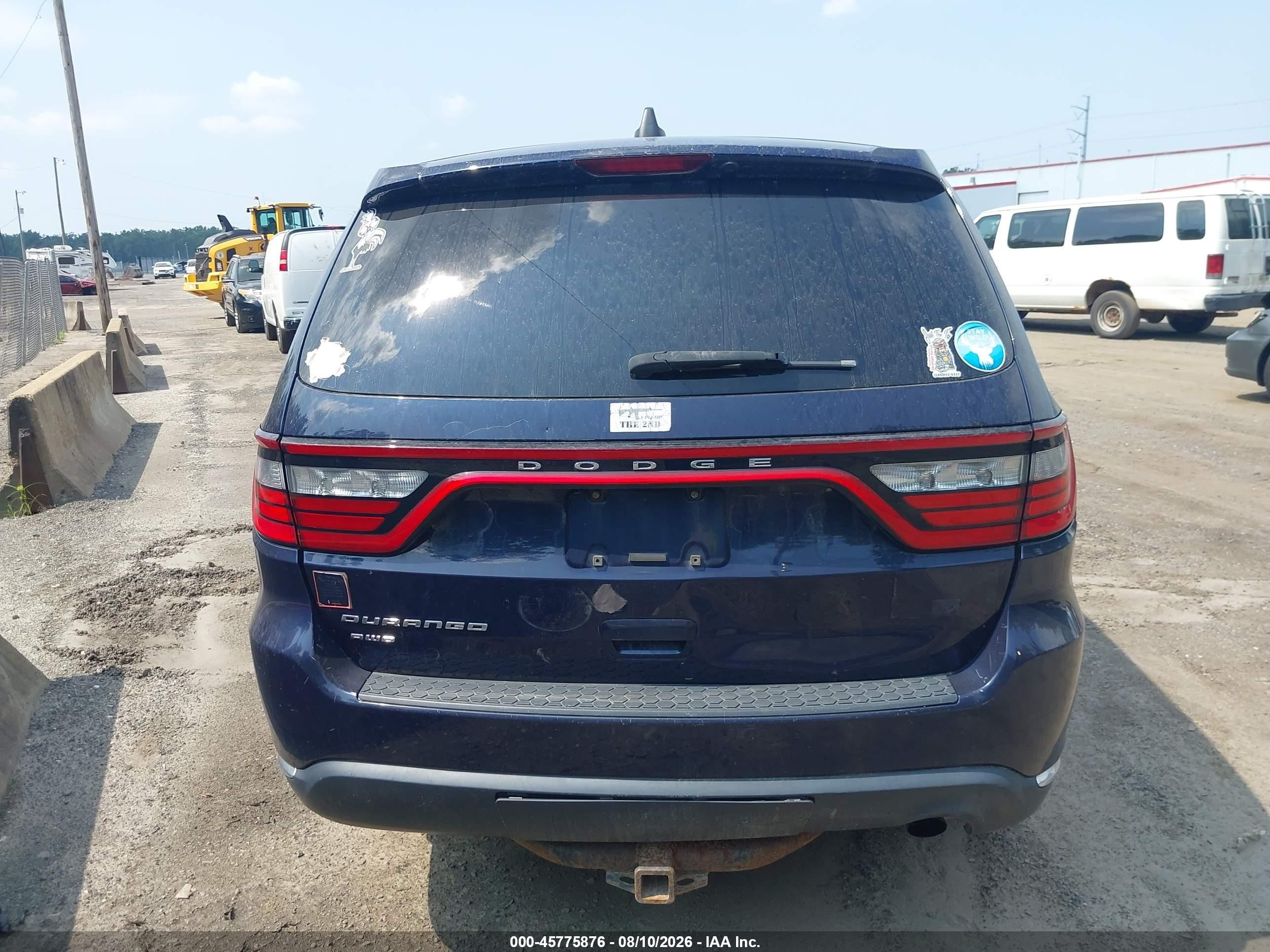 2014 Dodge Durango Sxt Blue vin: 1C4RDJAG7EC495204
