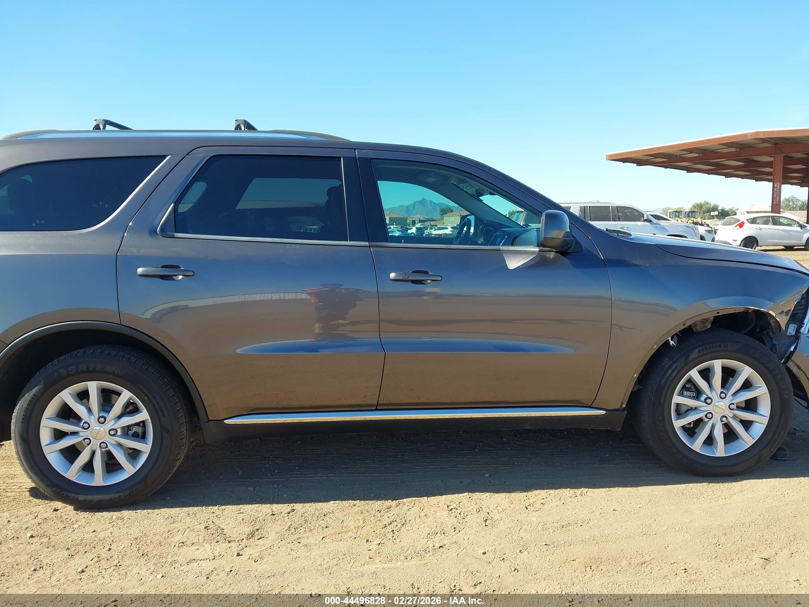 2014 Dodge Durango Sxt Gray vin: 1C4RDJAG7EC552114