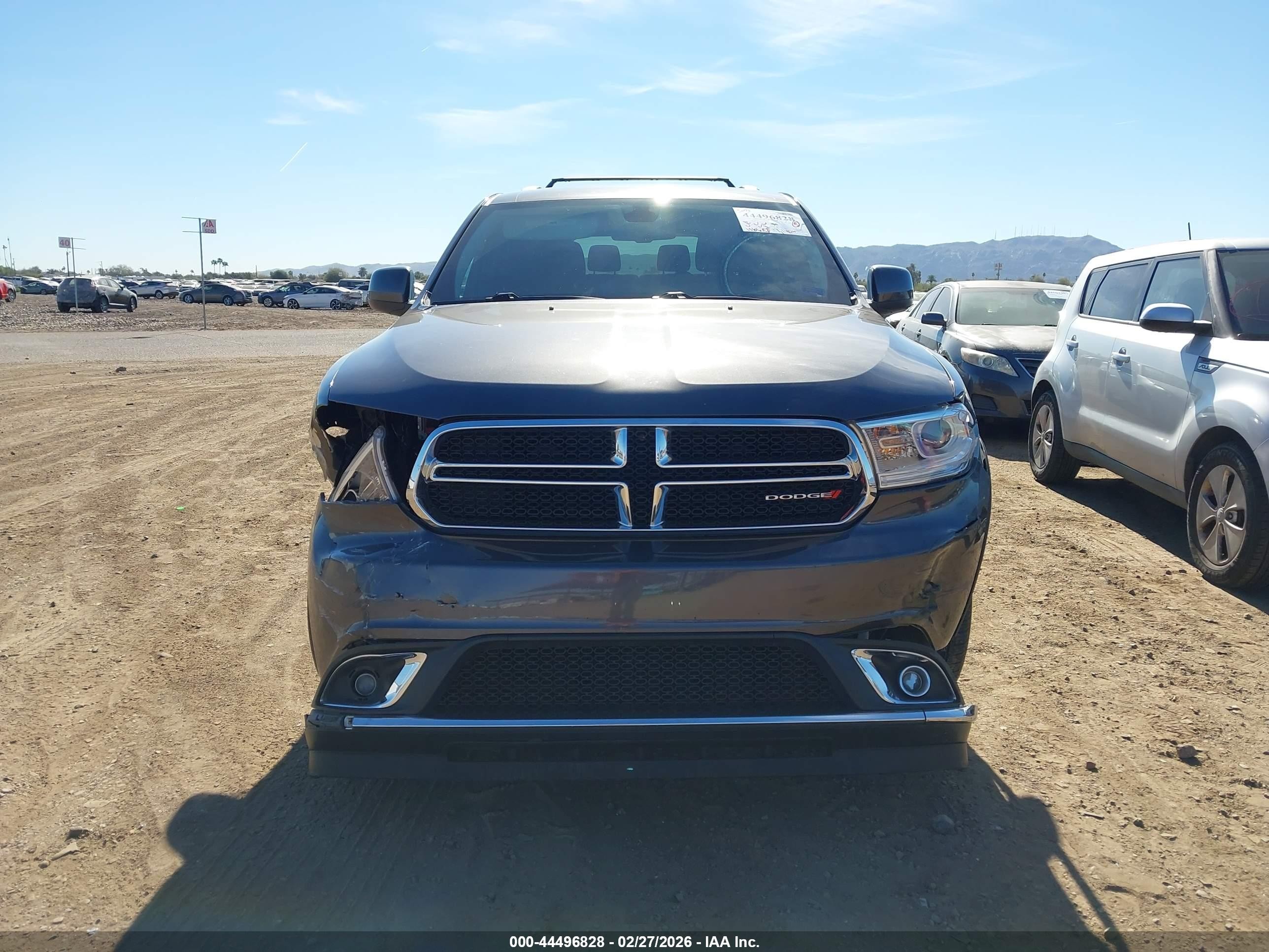 2014 Dodge Durango Sxt Gray vin: 1C4RDJAG7EC552114