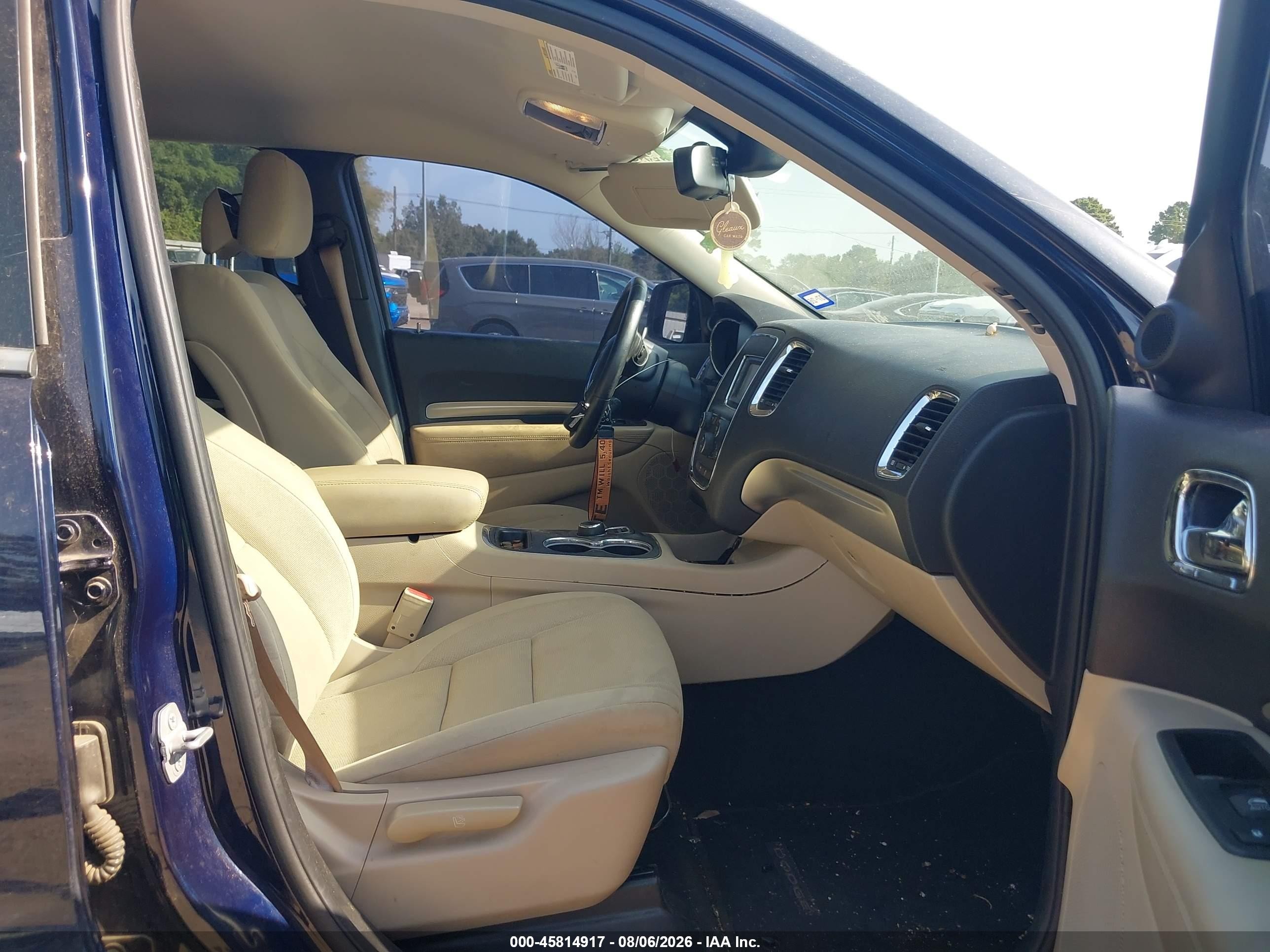 2014 Dodge Durango Sxt Navy vin: 1C4RDJAG7EC590247