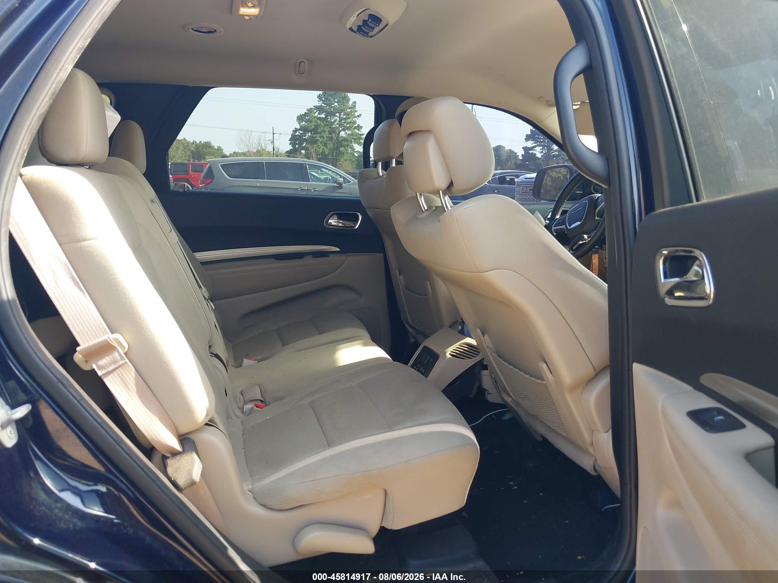 2014 Dodge Durango Sxt Navy vin: 1C4RDJAG7EC590247