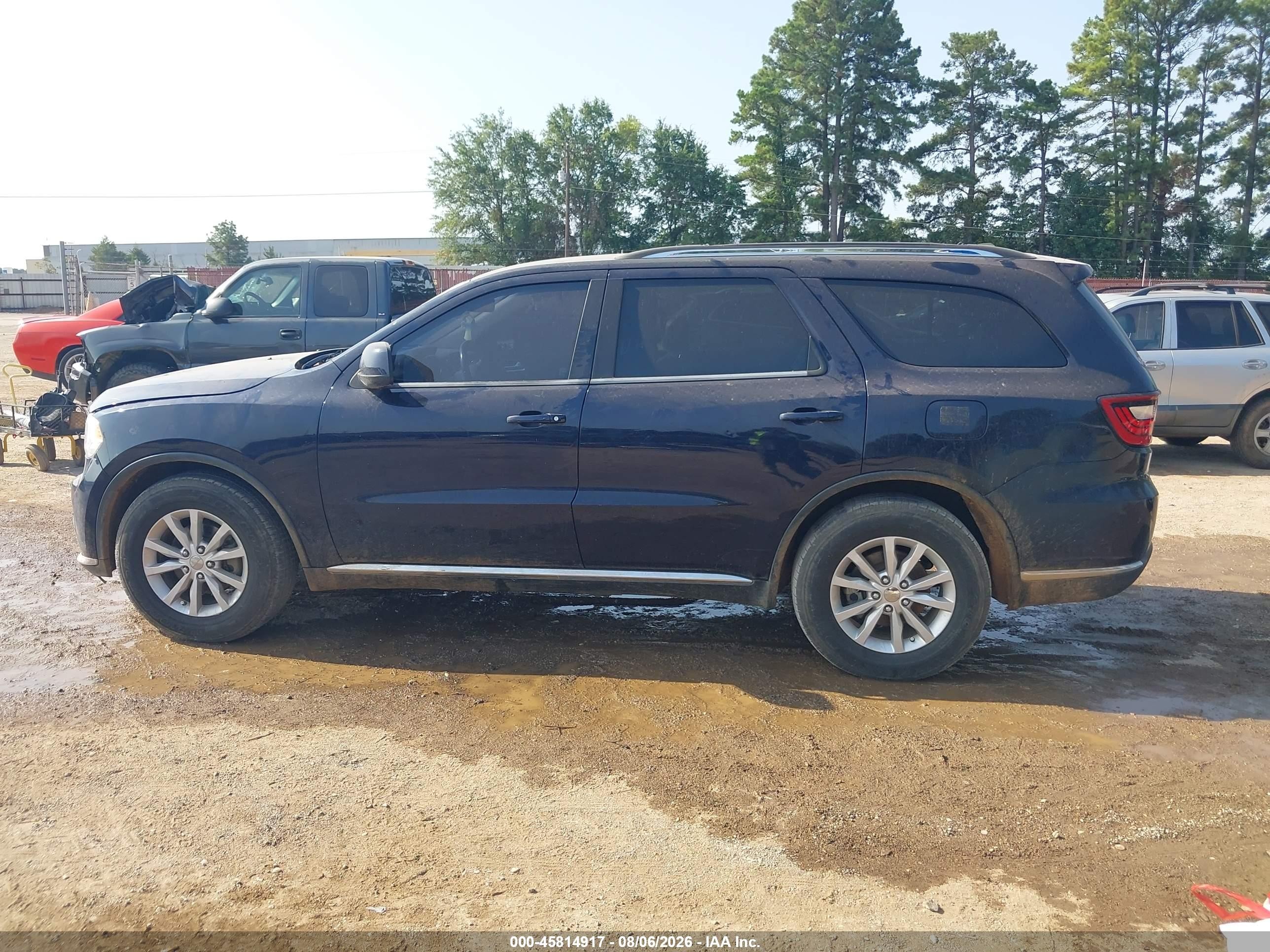 2014 Dodge Durango Sxt Navy vin: 1C4RDJAG7EC590247