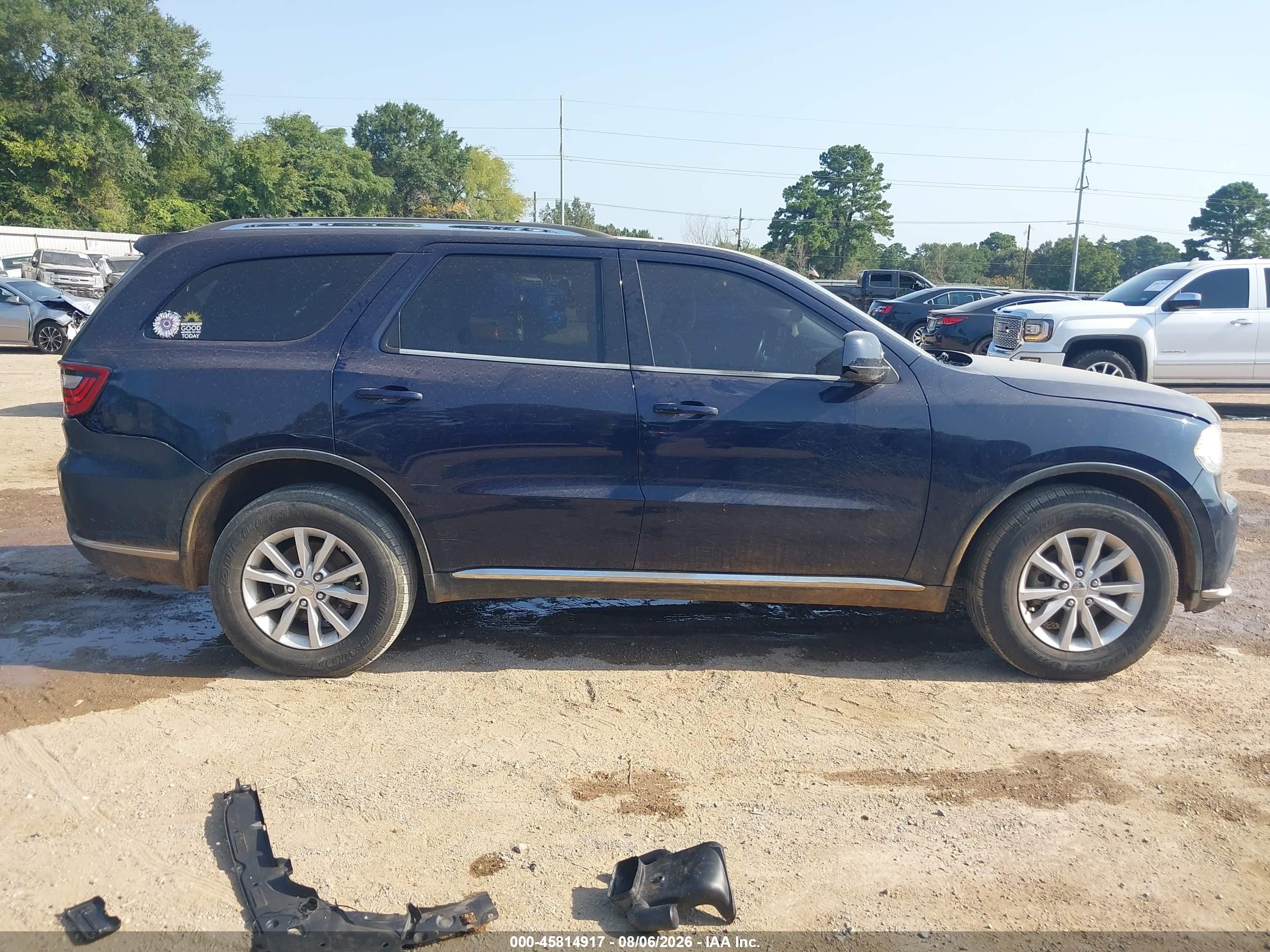 2014 Dodge Durango Sxt Navy vin: 1C4RDJAG7EC590247