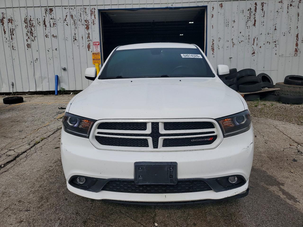 2014 Dodge Durango Sxt White vin: 1C4RDJAG7EC596288