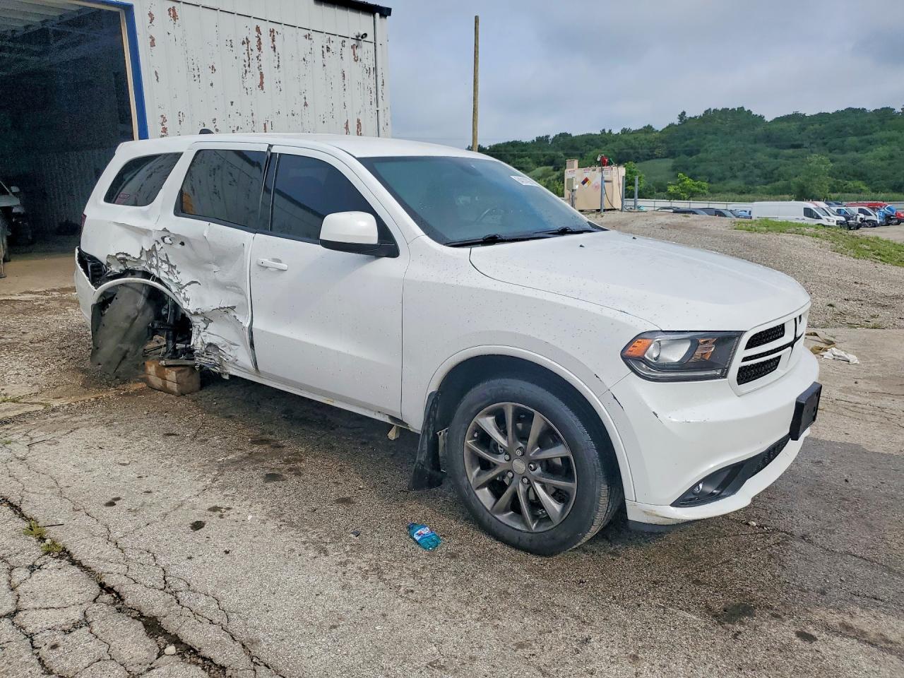 2014 Dodge Durango Sxt White vin: 1C4RDJAG7EC596288
