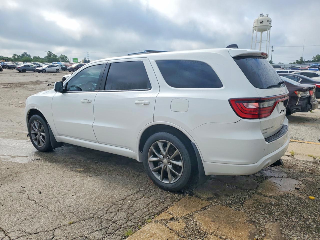 2014 Dodge Durango Sxt White vin: 1C4RDJAG7EC596288