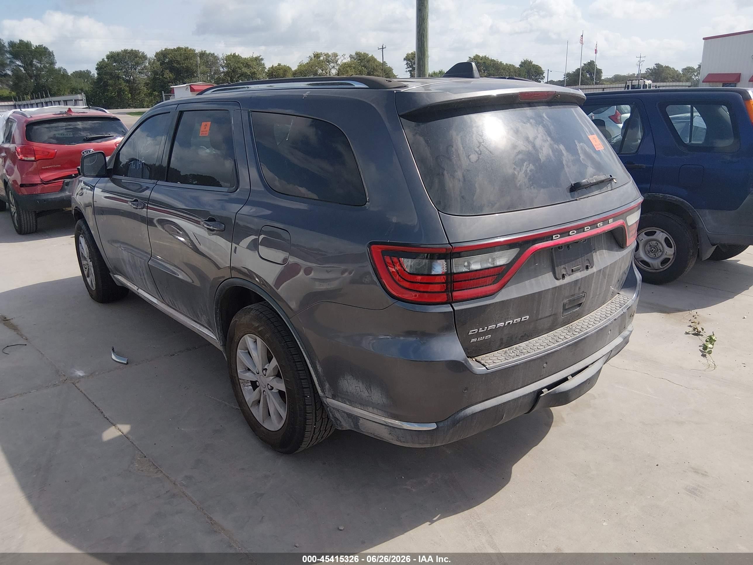 2015 Dodge Durango Sxt Gray vin: 1C4RDJAG7FC709772
