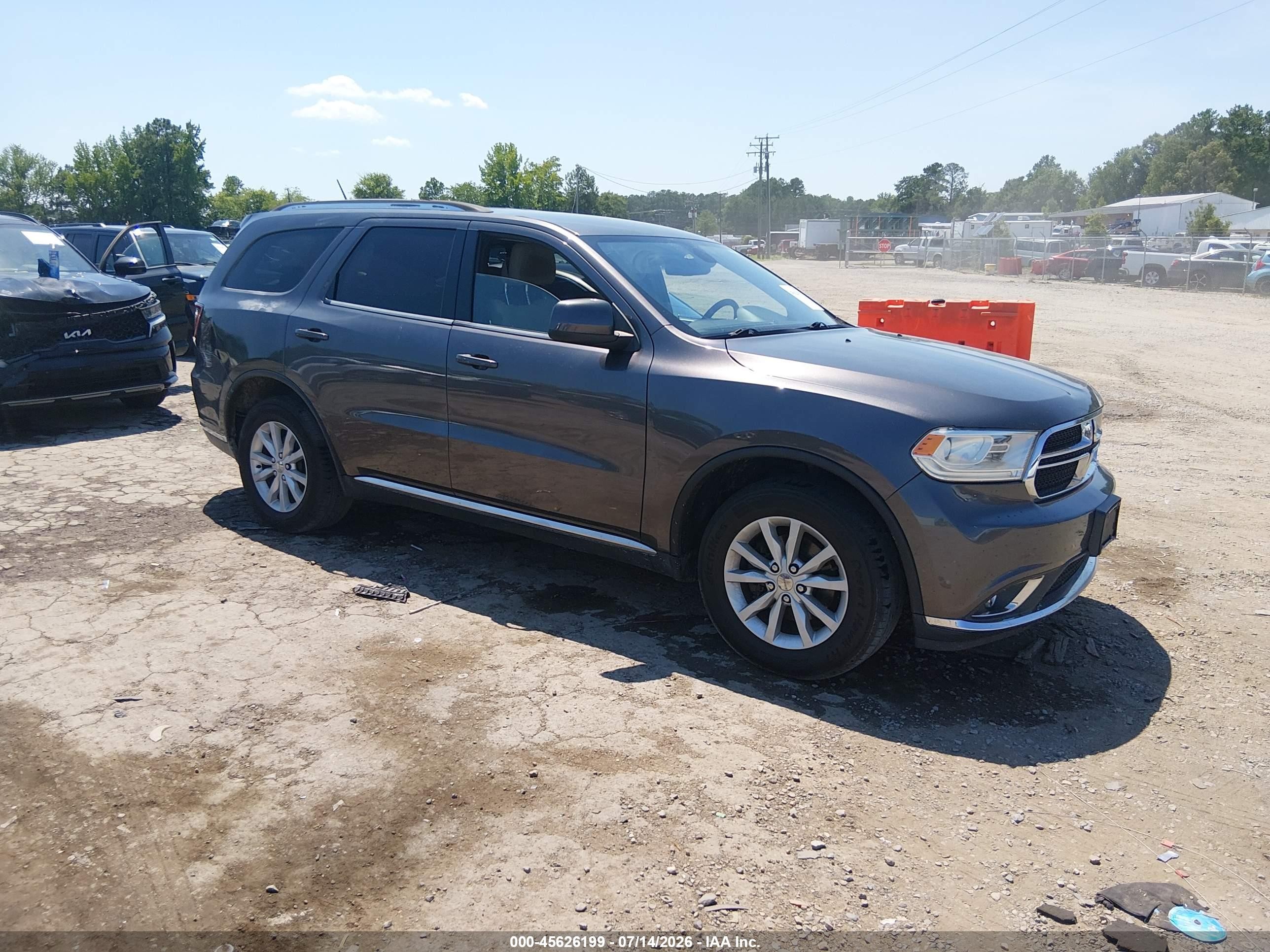 2015 Dodge Durango Sxt Серый vin: 1C4RDJAG7FC741346