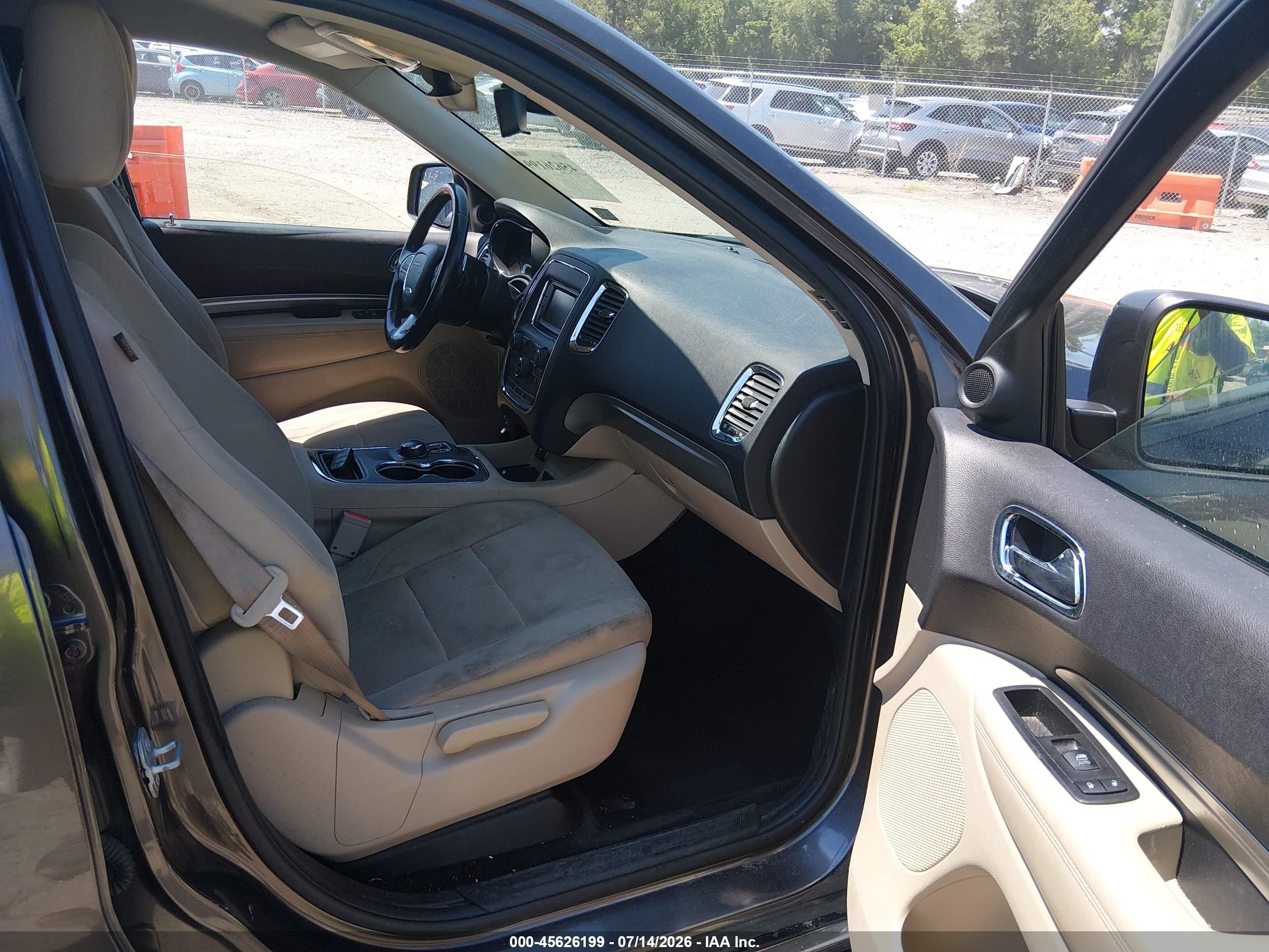 2015 Dodge Durango Sxt Серый vin: 1C4RDJAG7FC741346