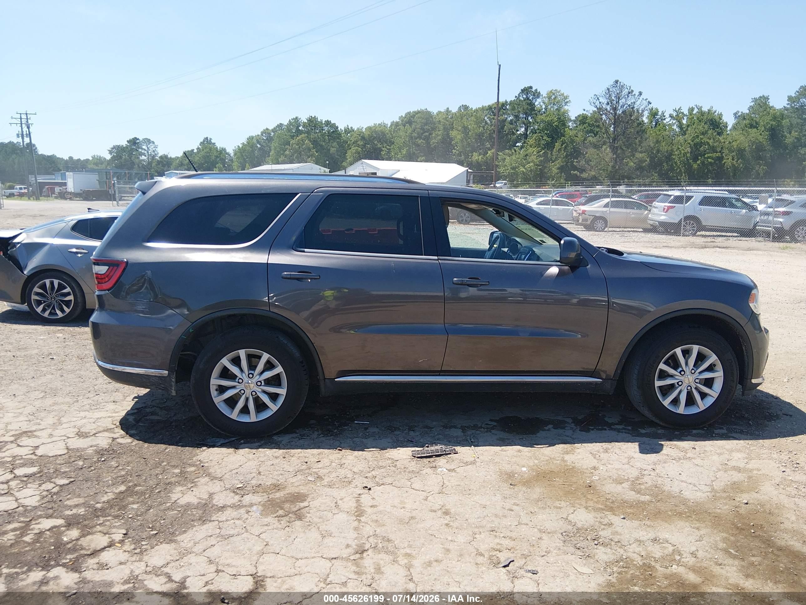 2015 Dodge Durango Sxt Серый vin: 1C4RDJAG7FC741346
