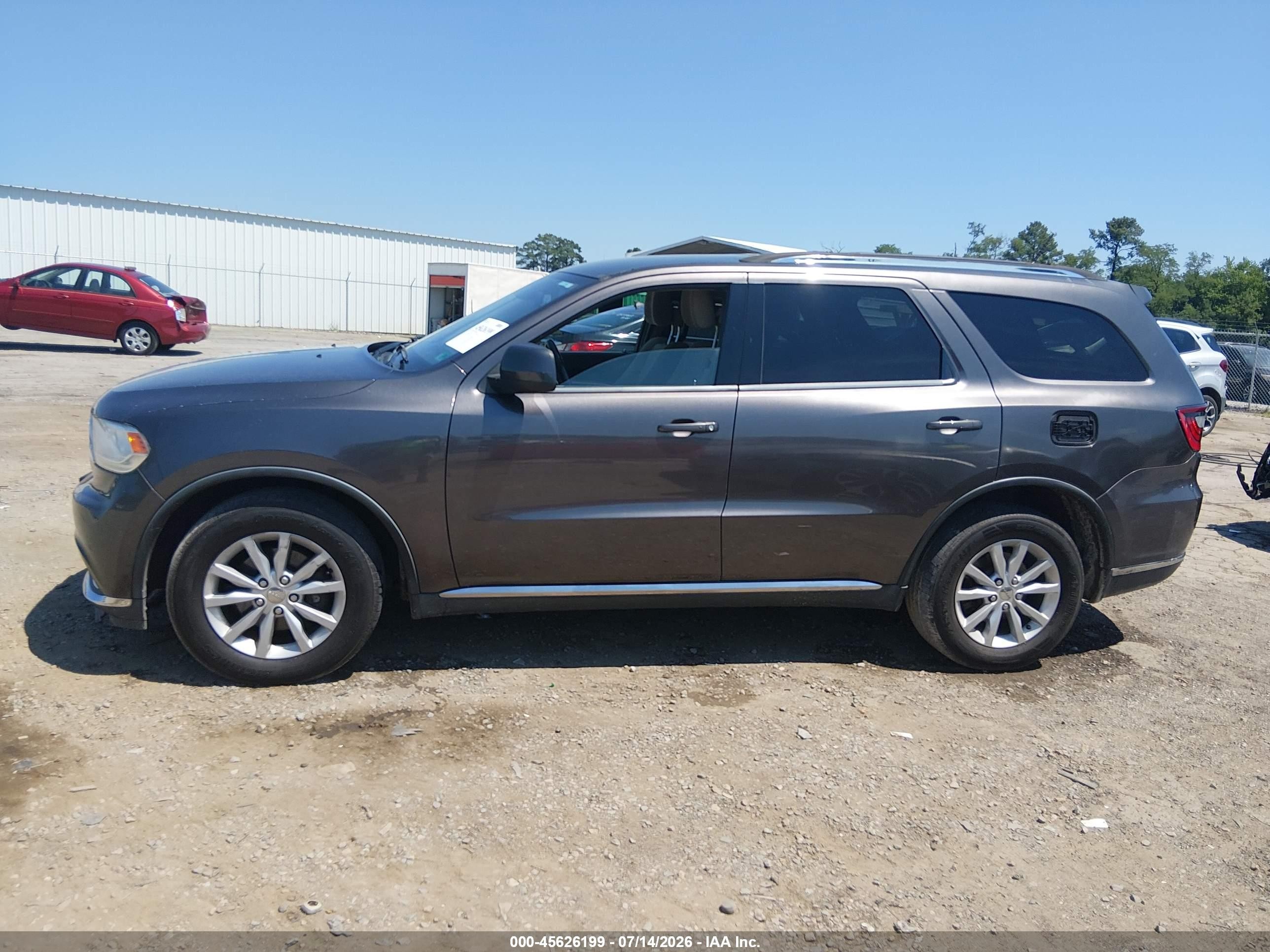 2015 Dodge Durango Sxt Серый vin: 1C4RDJAG7FC741346