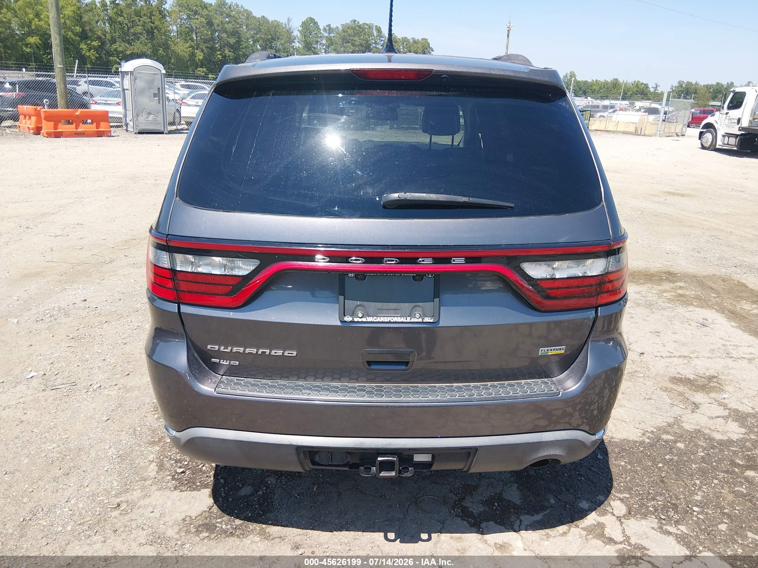 2015 Dodge Durango Sxt Серый vin: 1C4RDJAG7FC741346