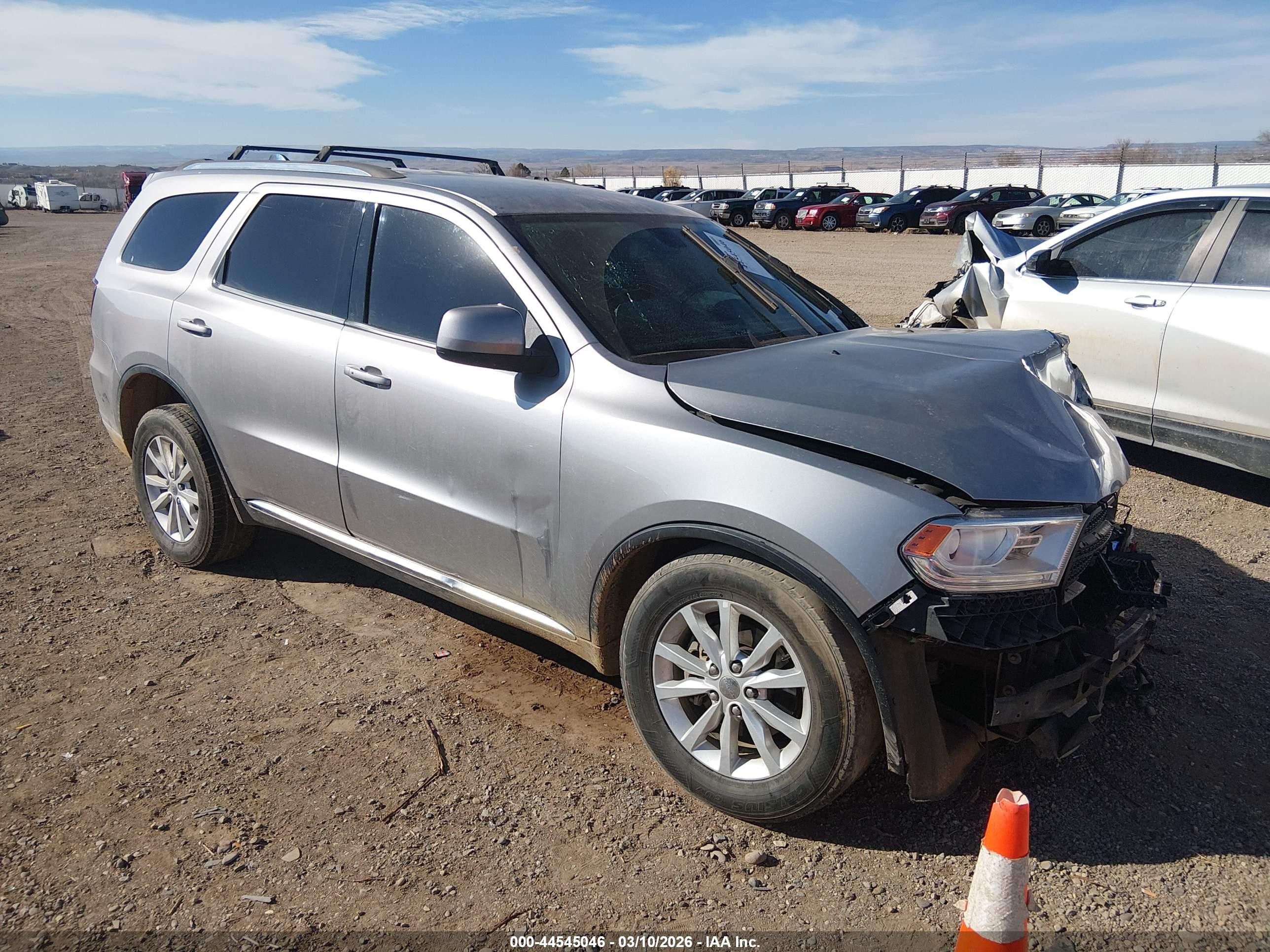 2015 Dodge Durango Sxt Gray vin: 1C4RDJAG7FC843052