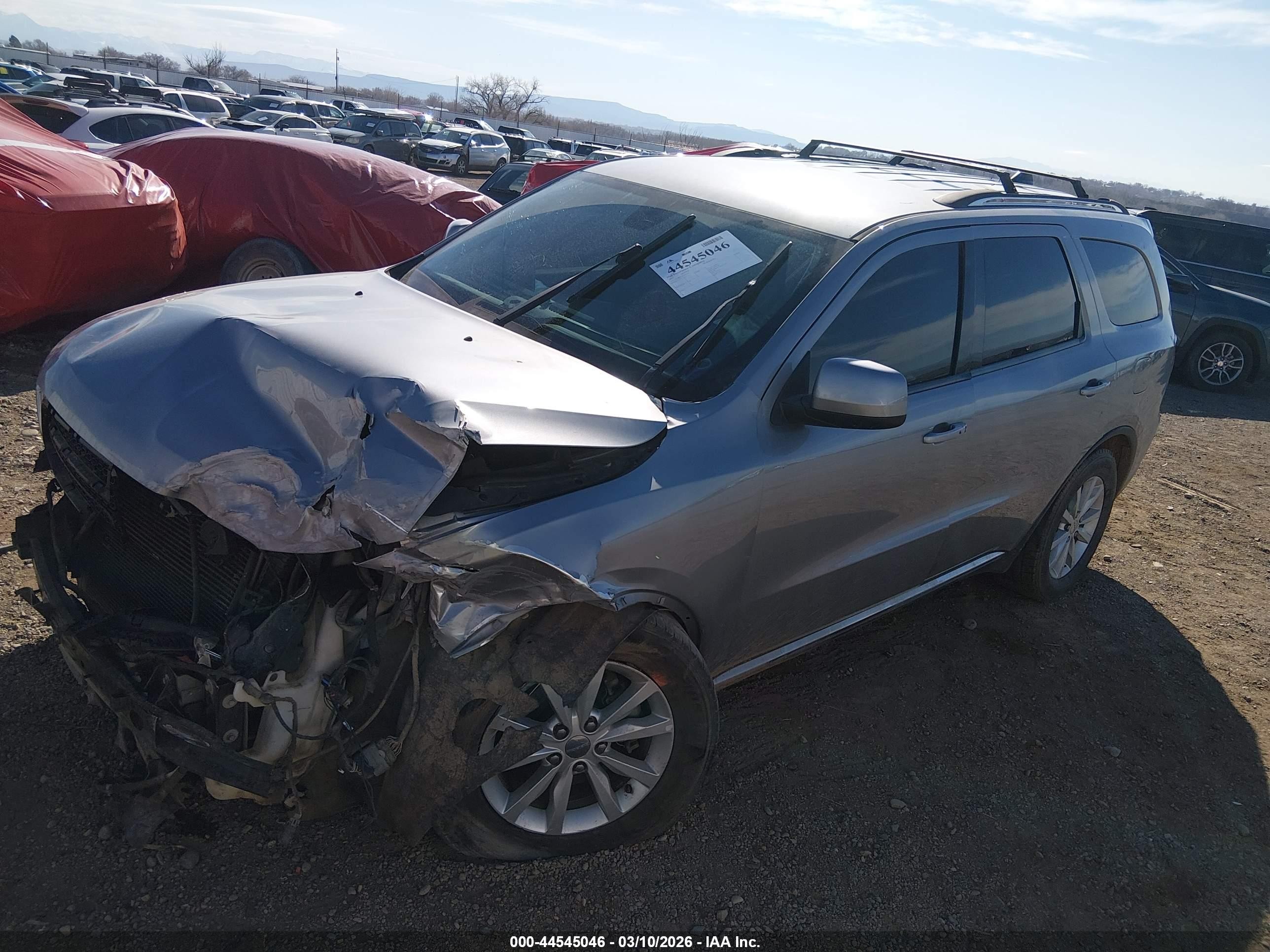 2015 Dodge Durango Sxt Gray vin: 1C4RDJAG7FC843052