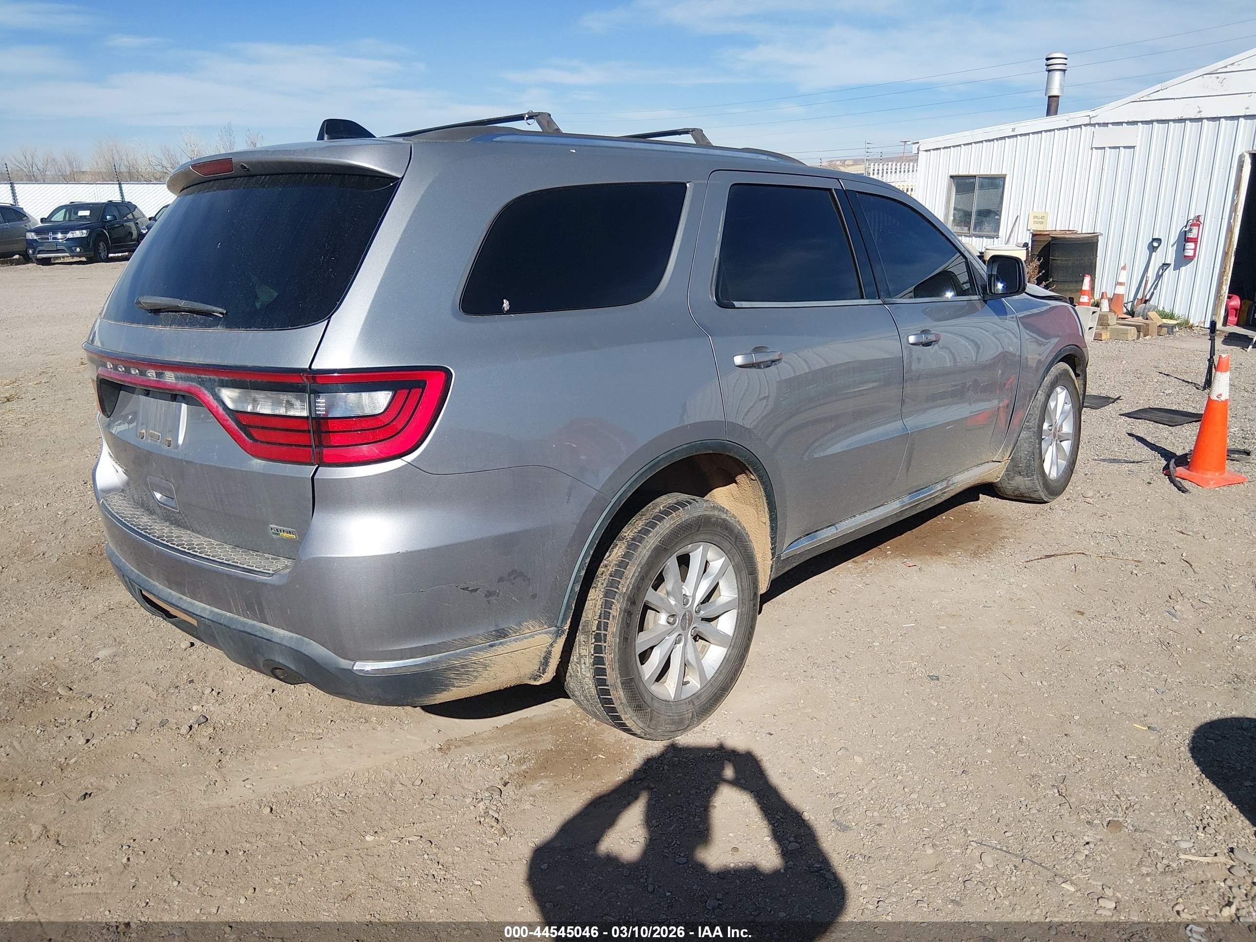 2015 Dodge Durango Sxt Gray vin: 1C4RDJAG7FC843052