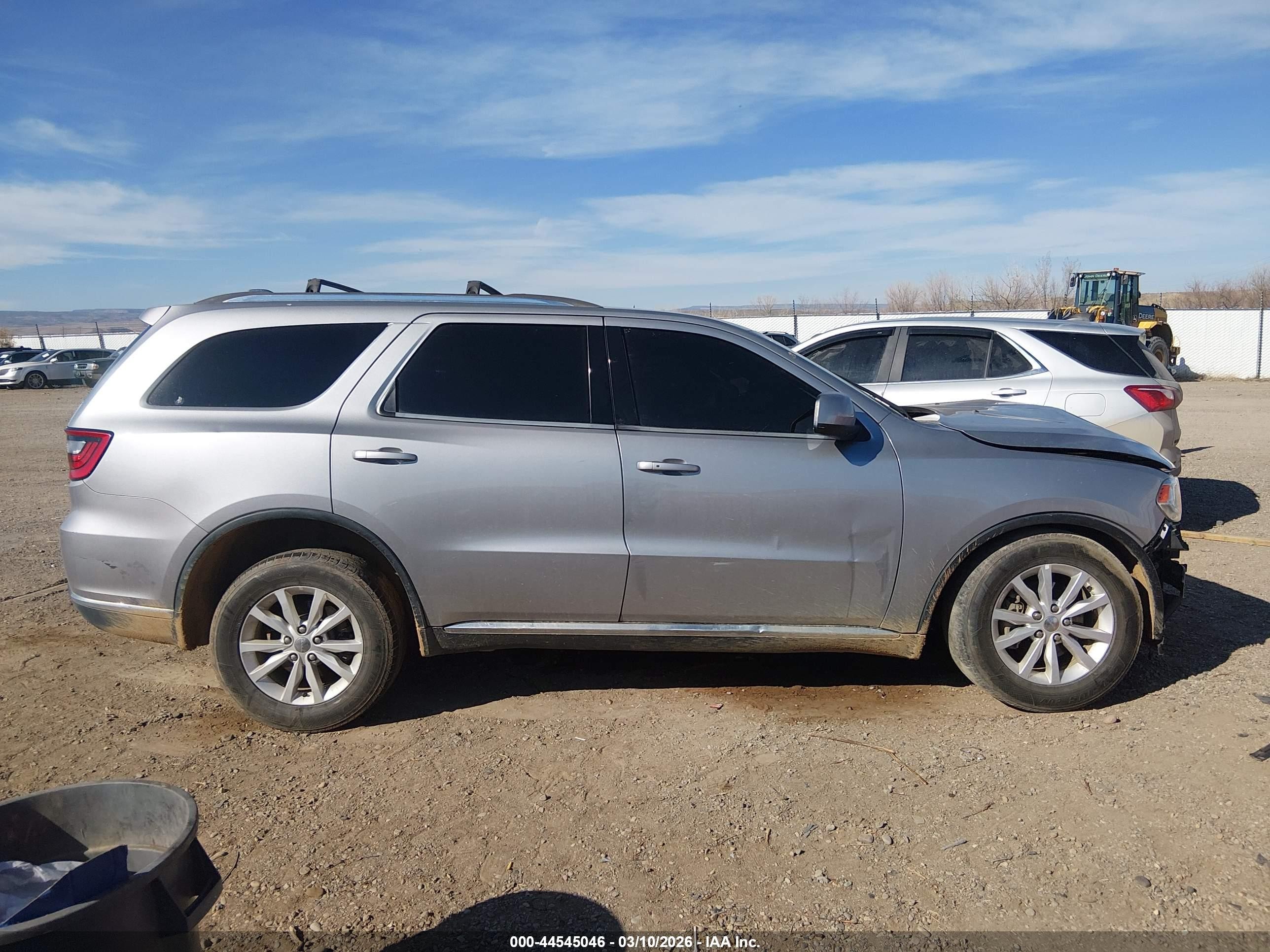 2015 Dodge Durango Sxt Gray vin: 1C4RDJAG7FC843052