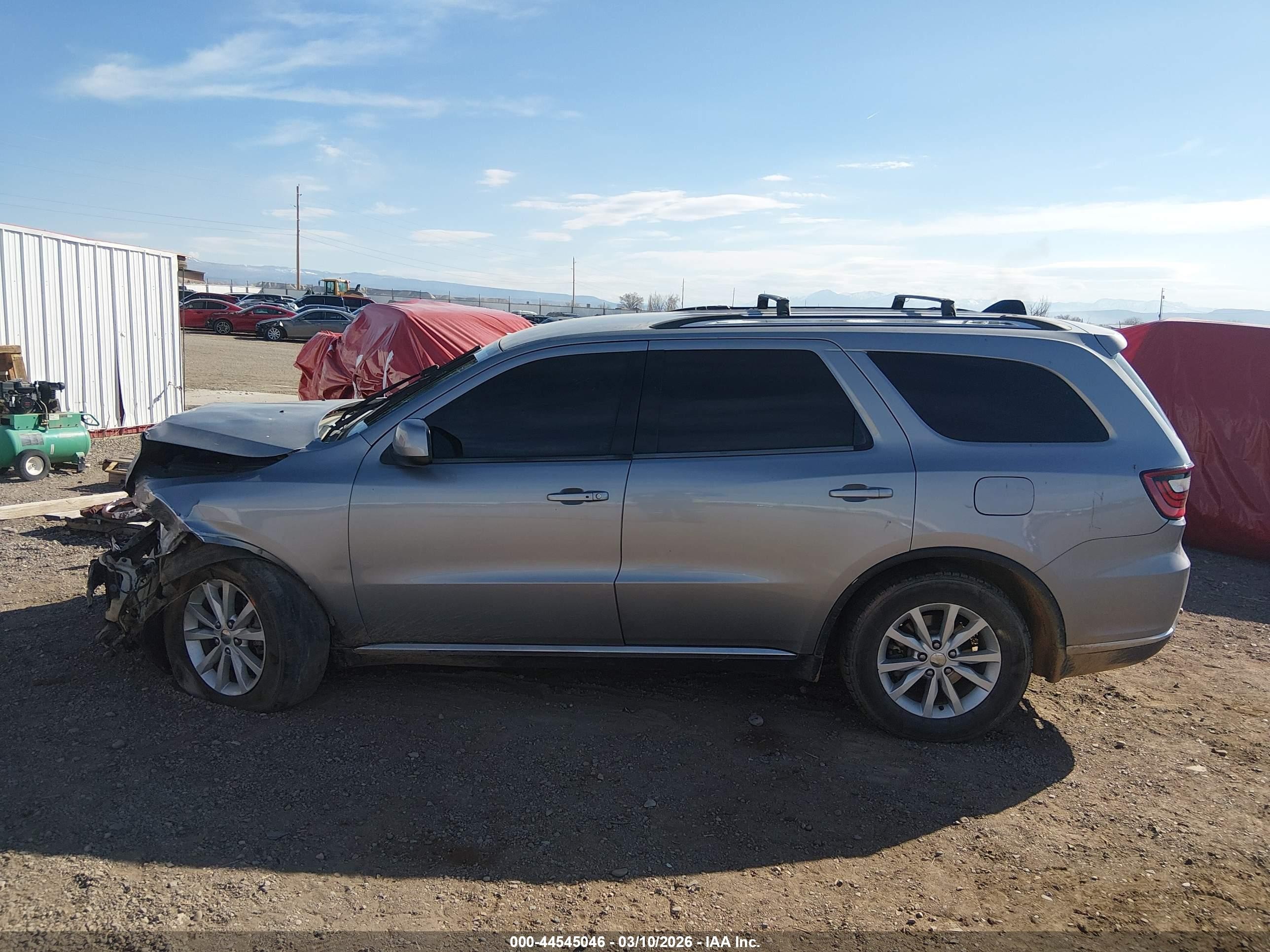 2015 Dodge Durango Sxt Gray vin: 1C4RDJAG7FC843052