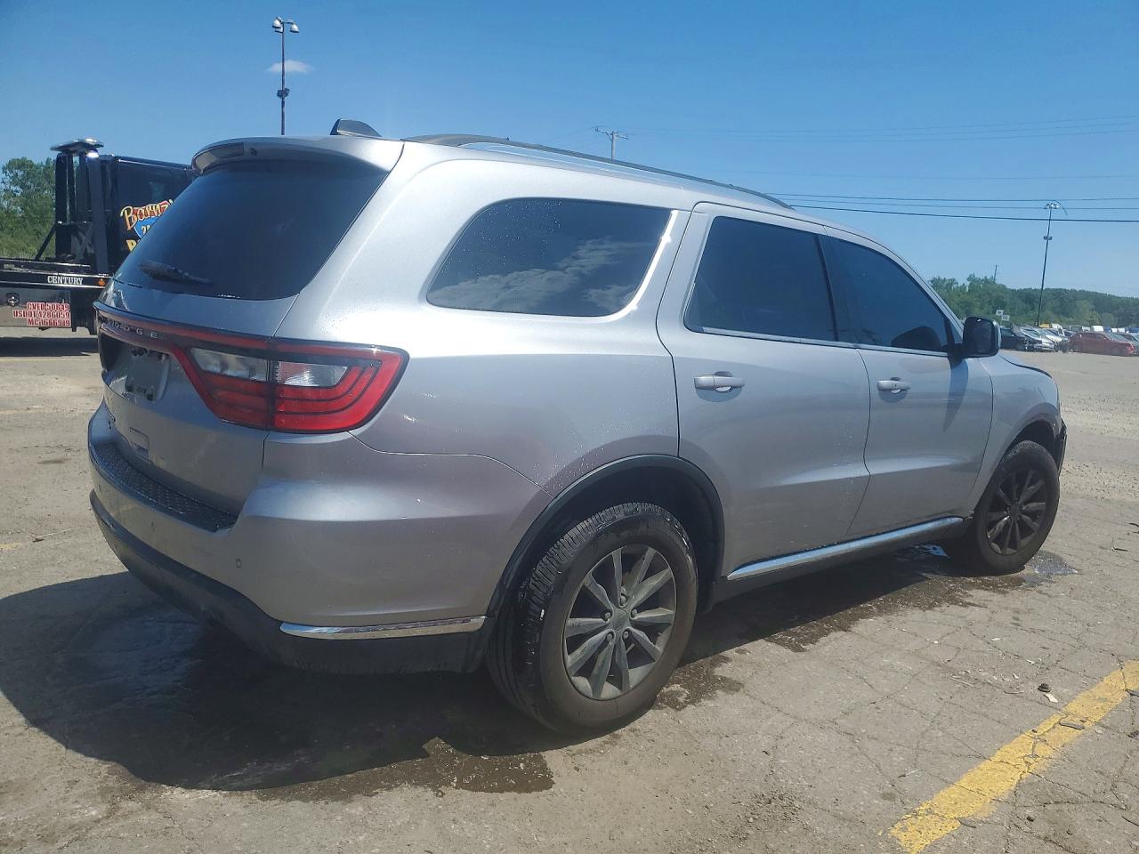 2019 Dodge Durango Sxt Silver vin: 1C4RDJAG7KC651222