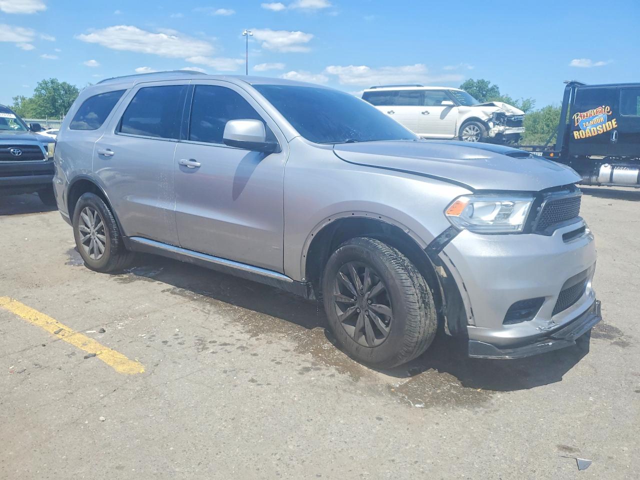 2019 Dodge Durango Sxt Silver vin: 1C4RDJAG7KC651222