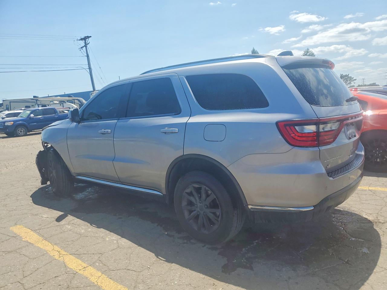 2019 Dodge Durango Sxt Silver vin: 1C4RDJAG7KC651222