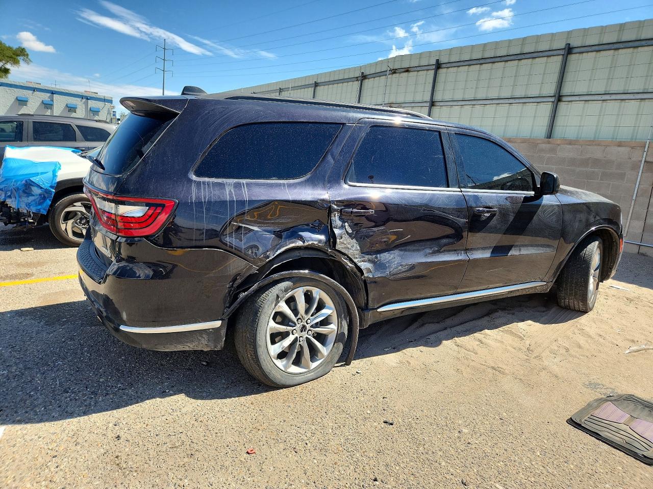 2021 Dodge Durango Sxt Black vin: 1C4RDJAG7MC792830