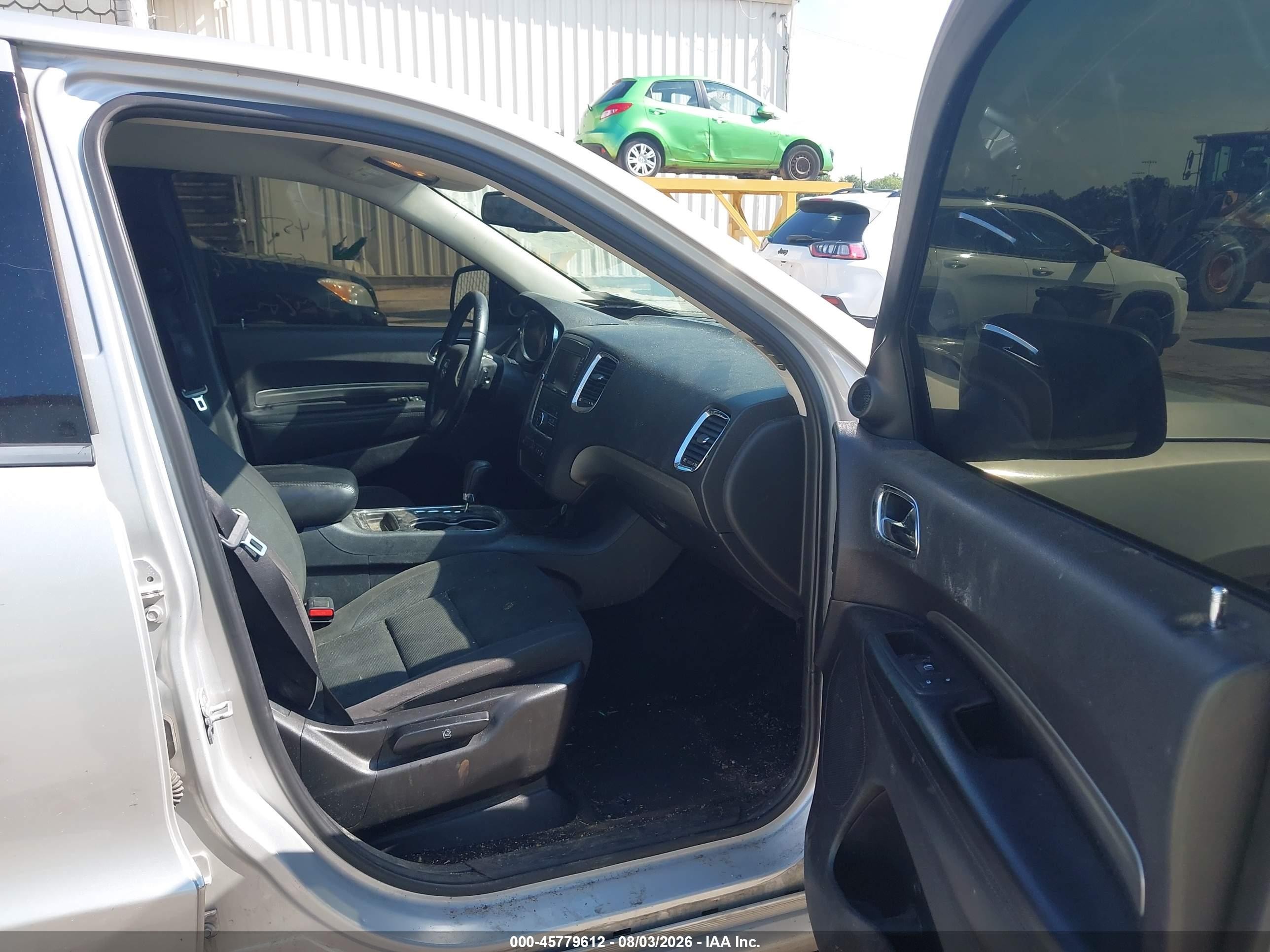 2013 Dodge Durango Sxt Серебряный vin: 1C4RDJAG8DC616532
