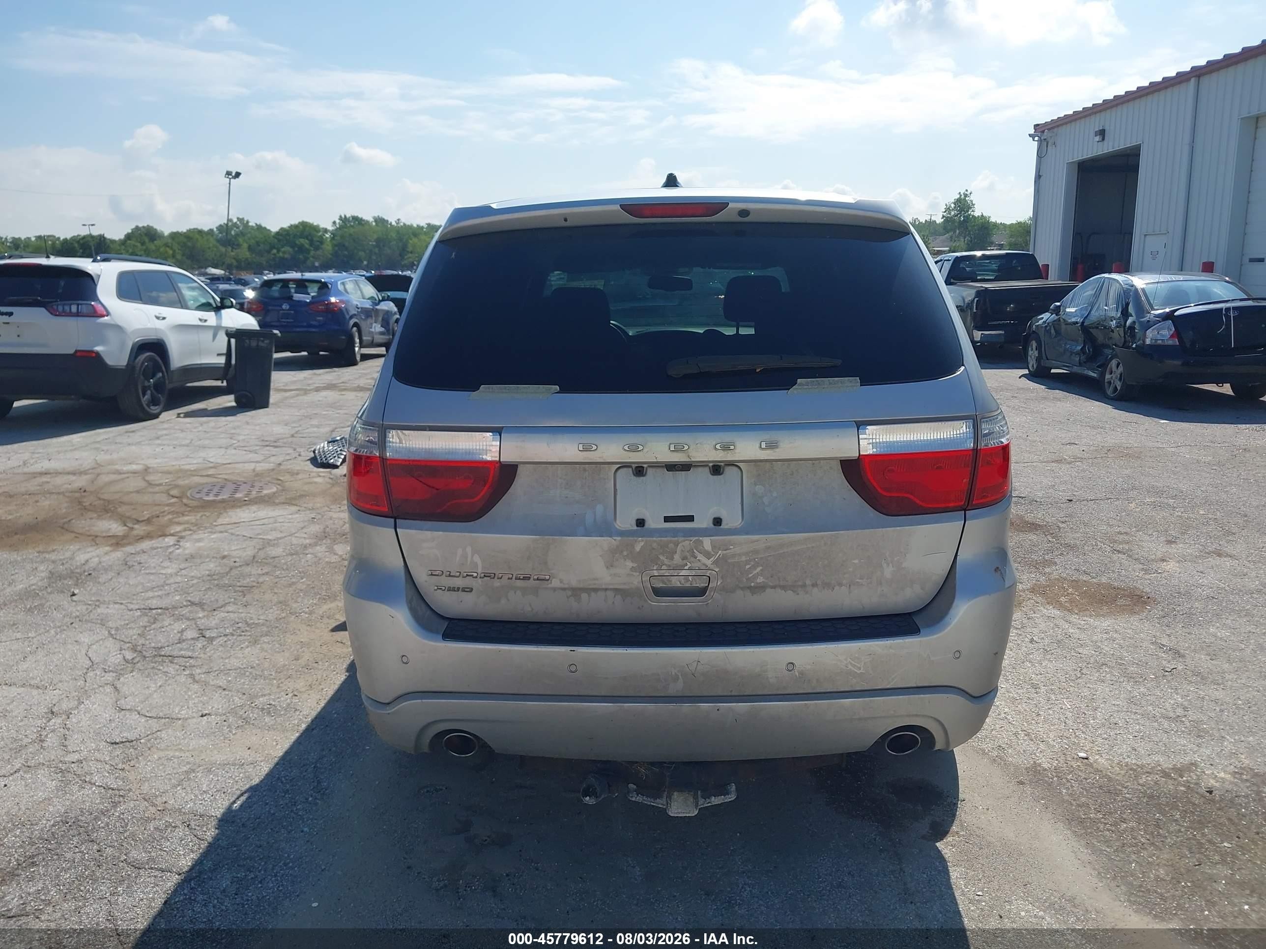 2013 Dodge Durango Sxt Серебряный vin: 1C4RDJAG8DC616532