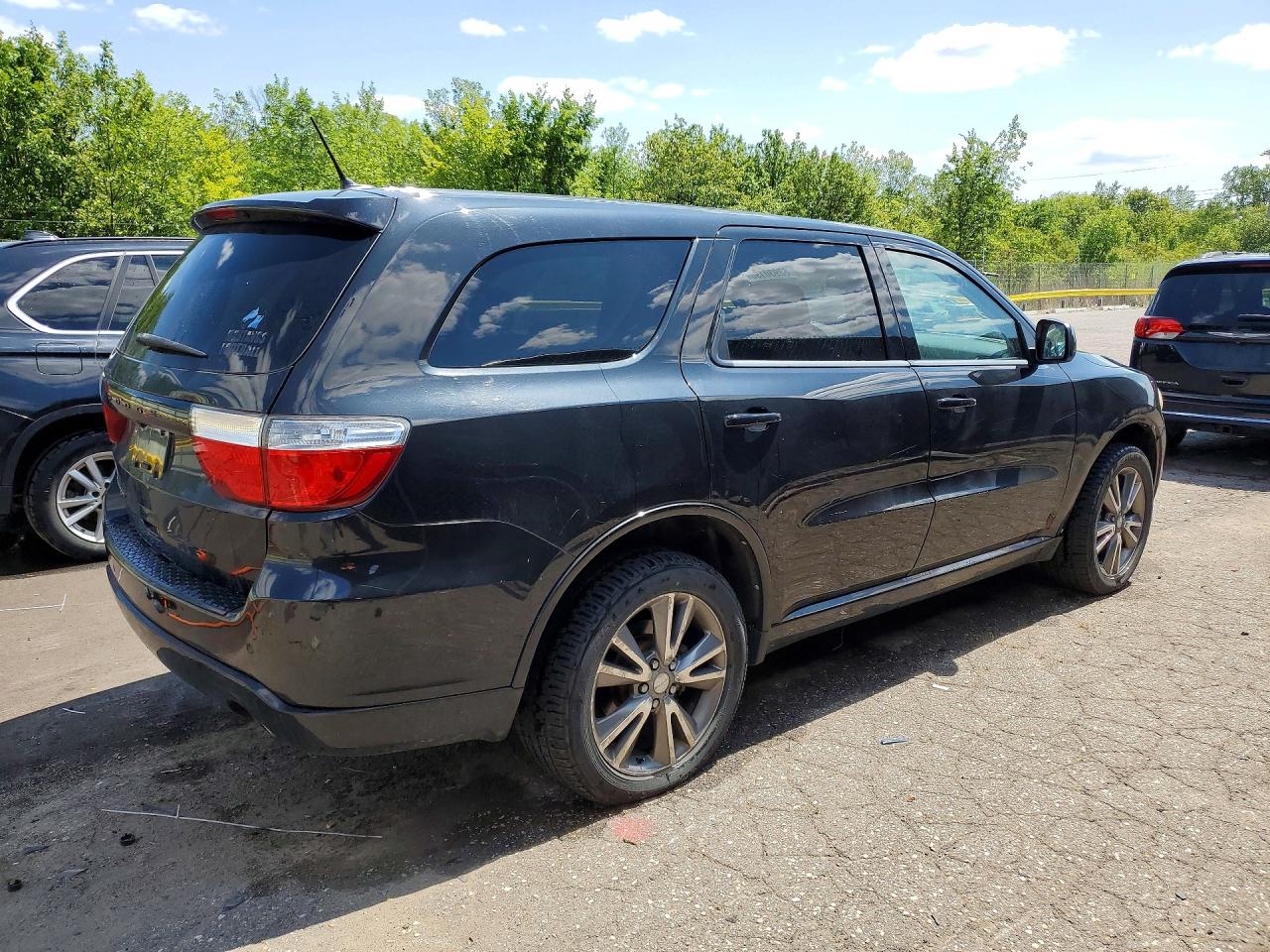 2013 Dodge Durango Sxt Black vin: 1C4RDJAG8DC617826