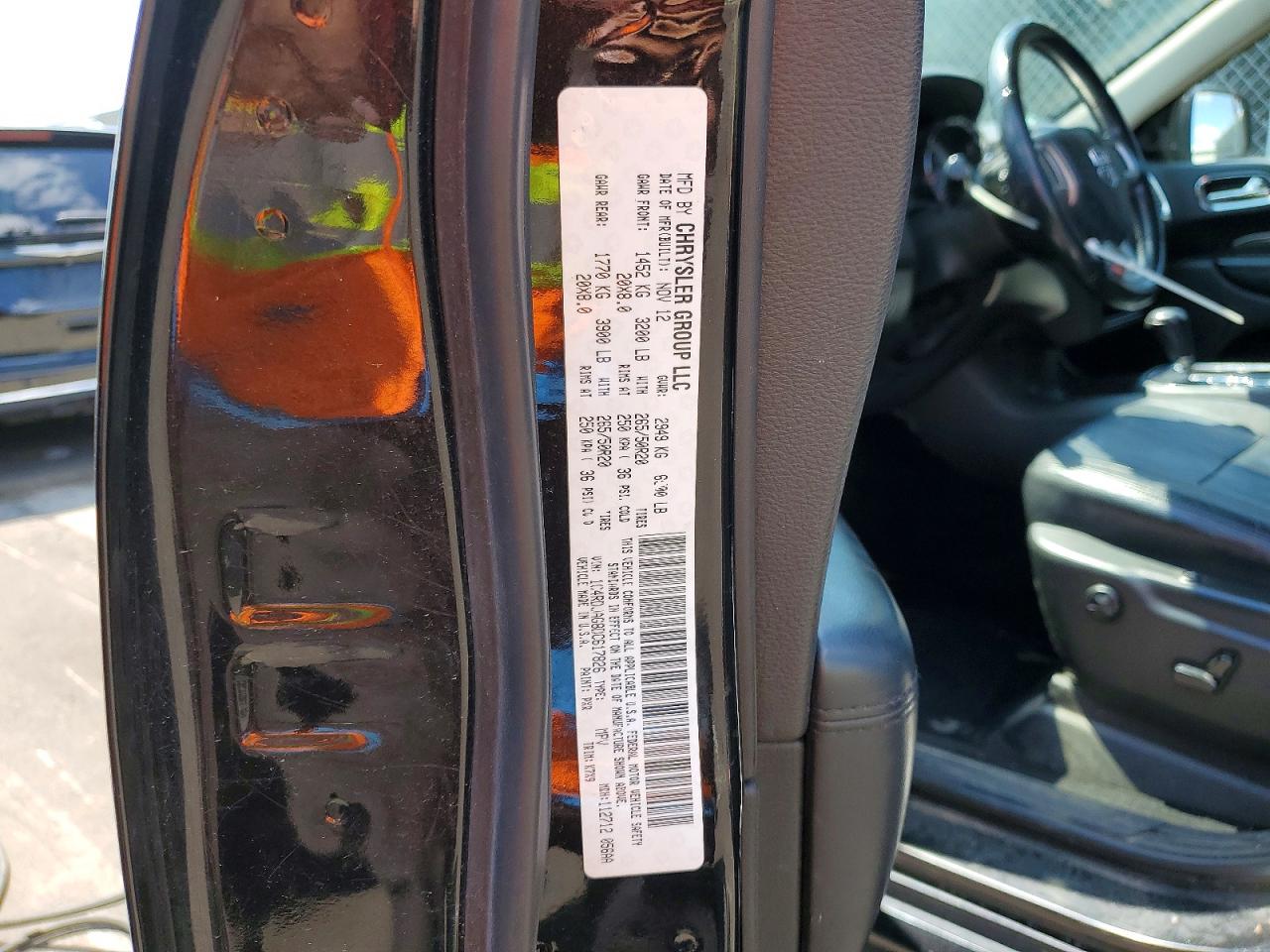 2013 Dodge Durango Sxt Black vin: 1C4RDJAG8DC617826