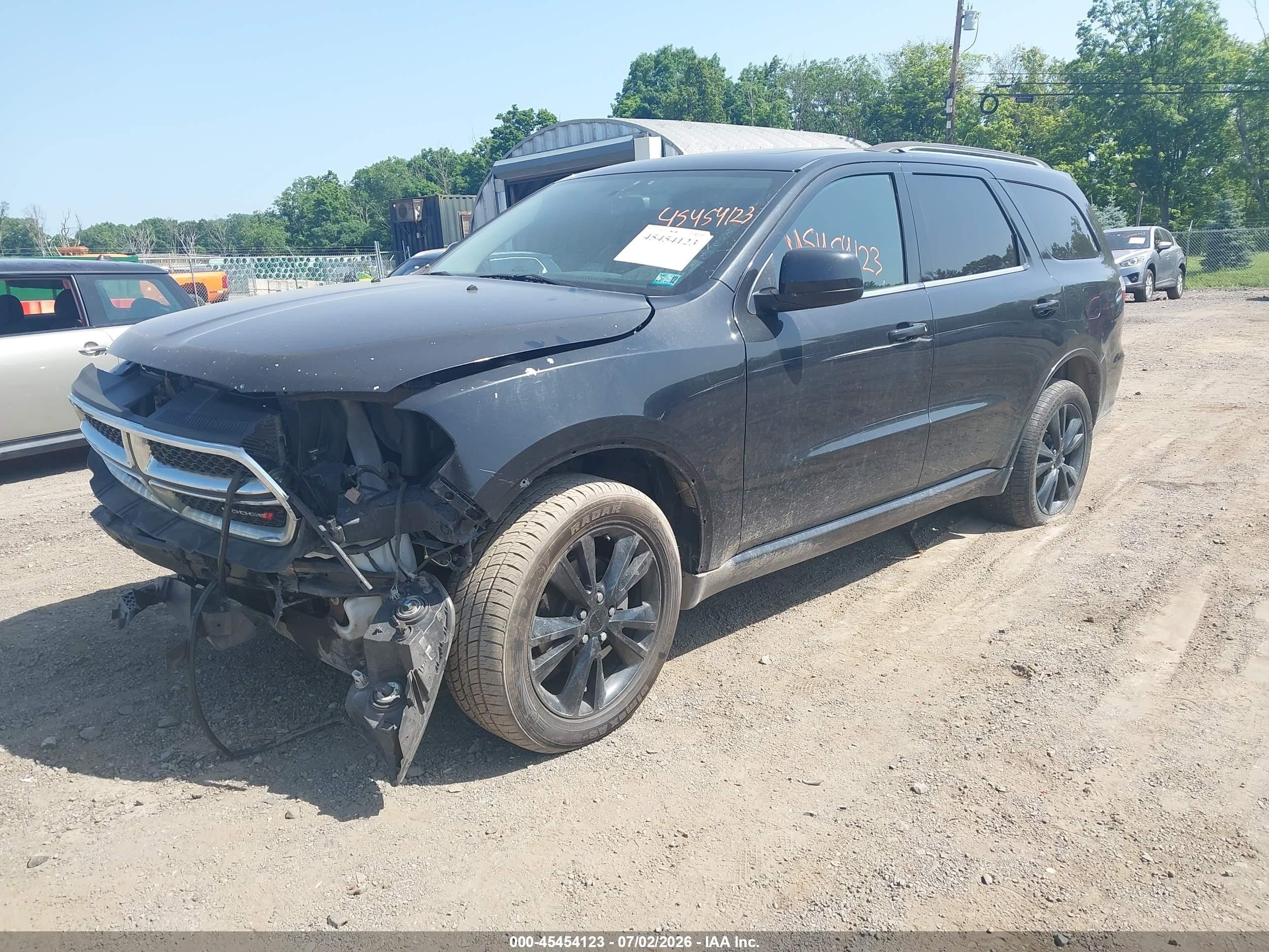 2013 Dodge Durango Sxt Black vin: 1C4RDJAG8DC682479