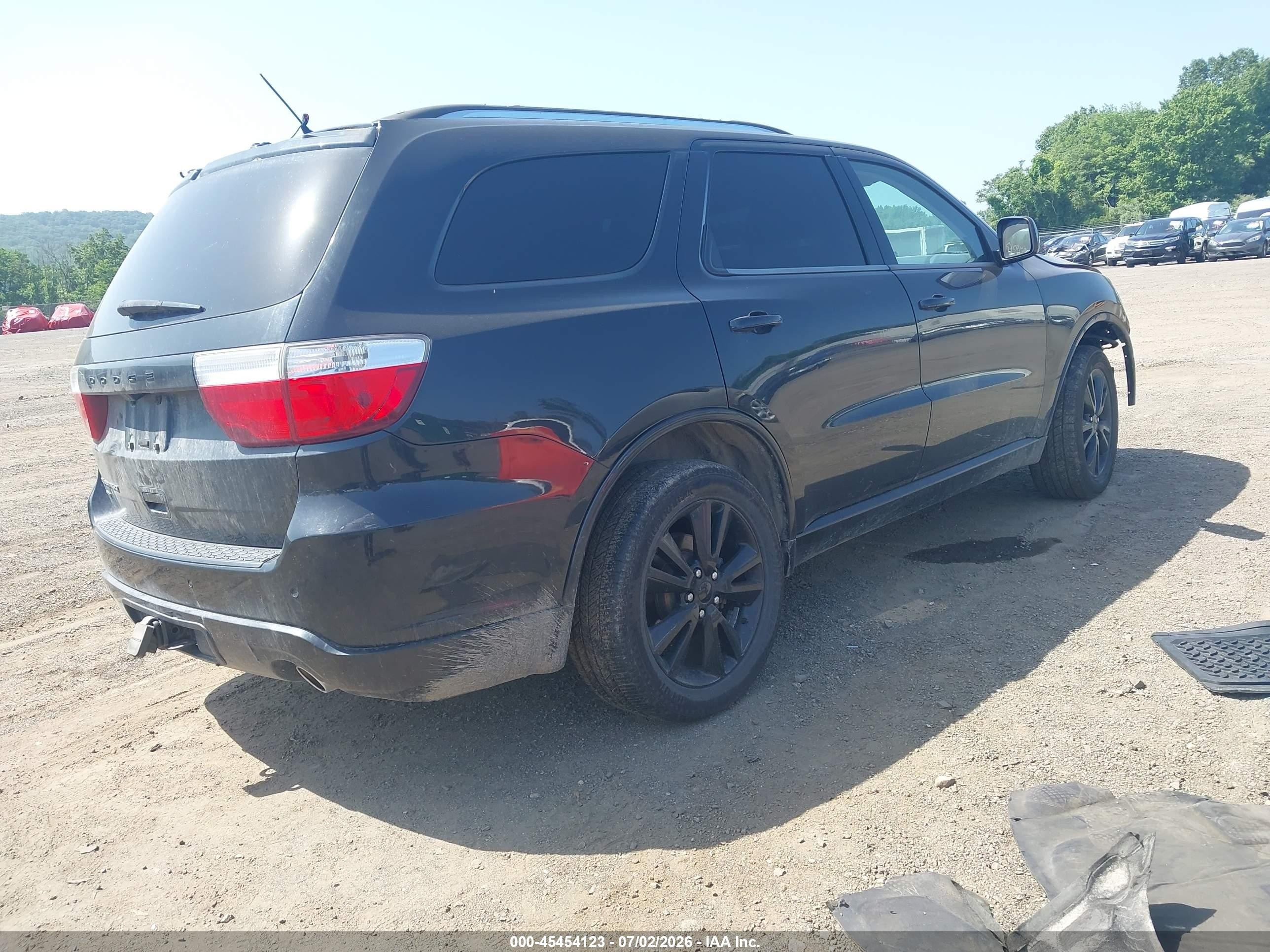 2013 Dodge Durango Sxt Black vin: 1C4RDJAG8DC682479